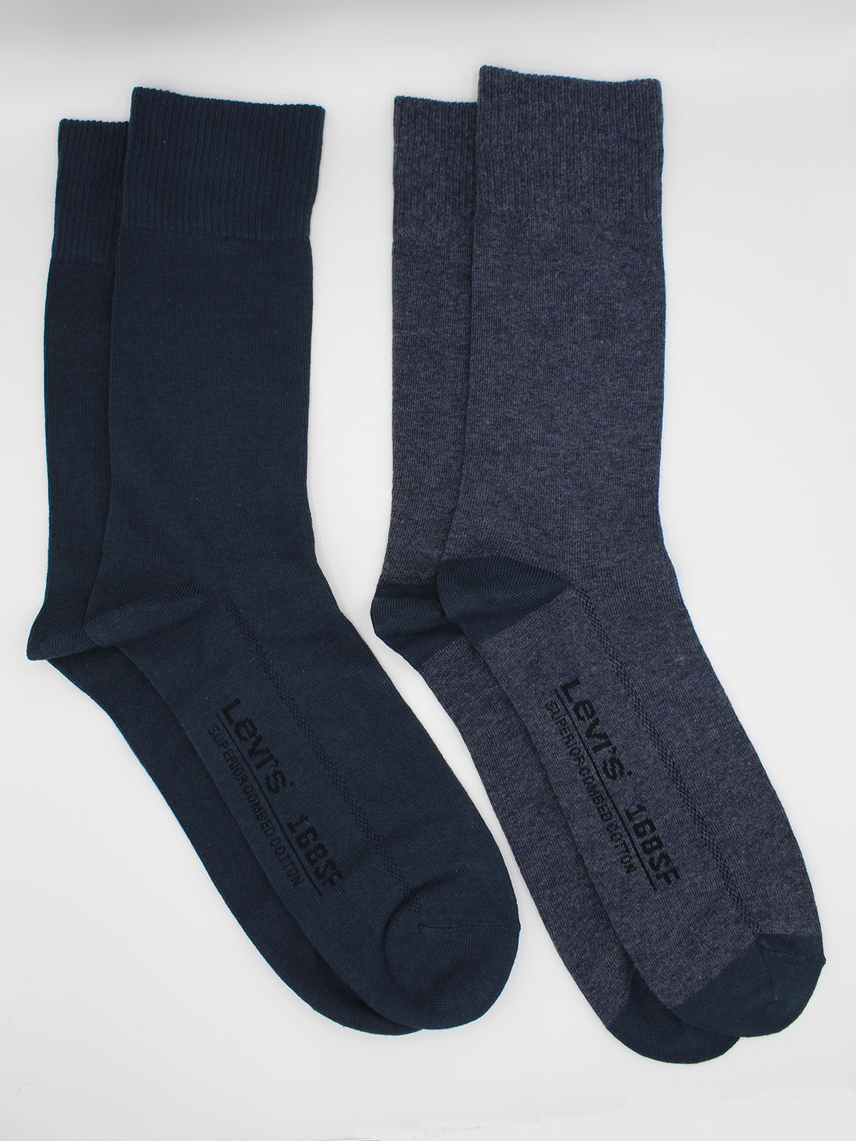 Foto 1 - Levi's pack (2) calcetines 963016001/825 color azul oscuro
