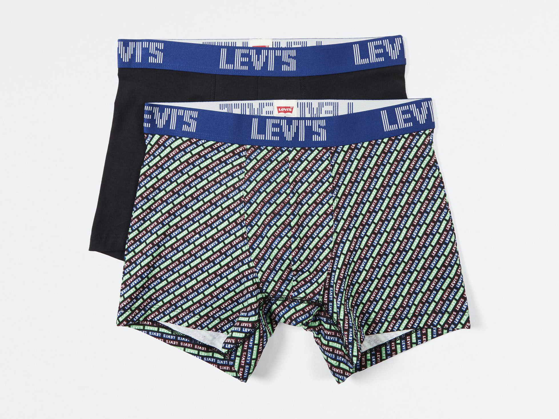 Levi's pack combinado (2) bóxer 995036001/056 color azul marino/azul marino estampado