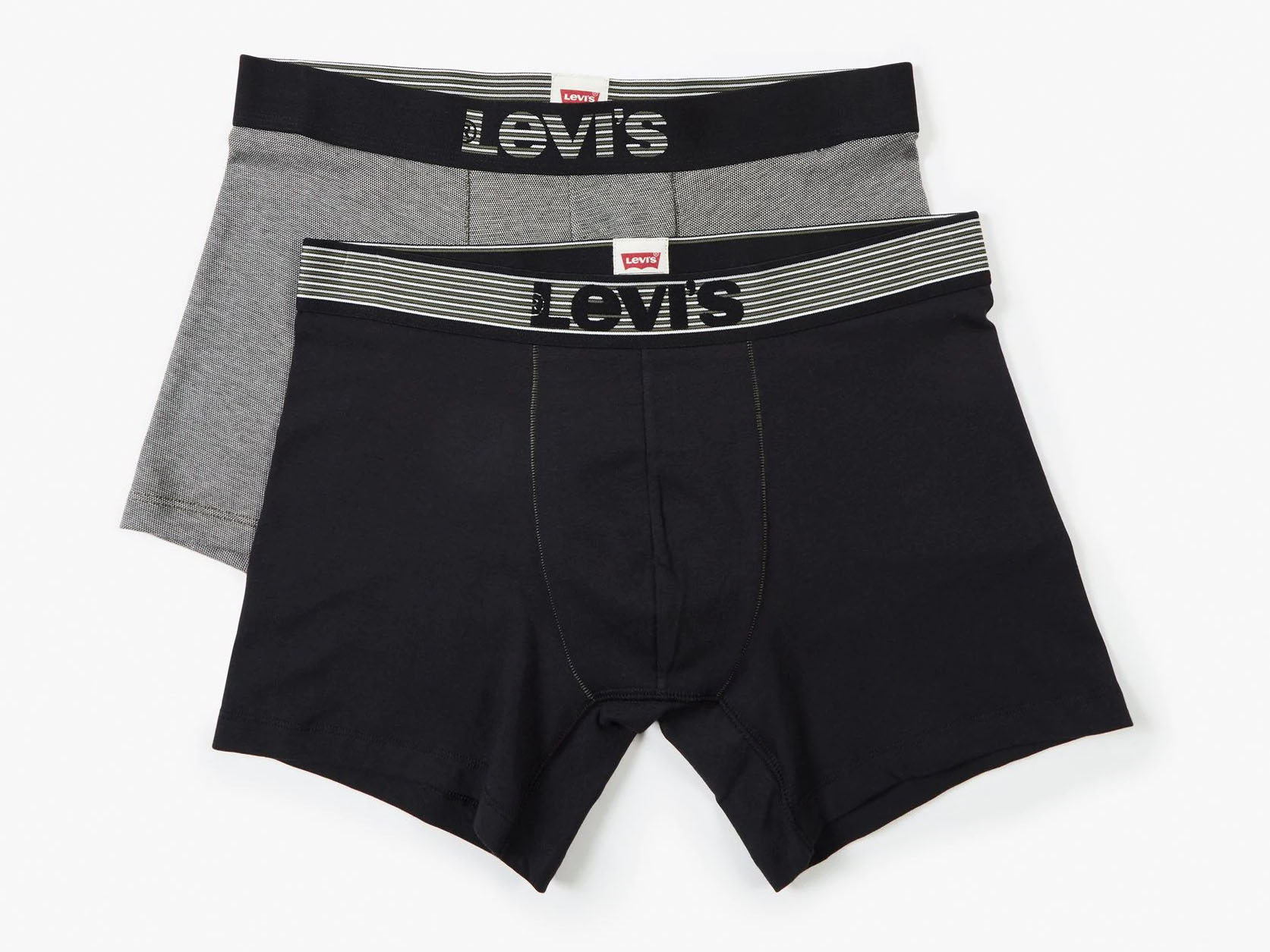 Levi's pack combinado (2) bóxer 995033001/200 color negro/gris
