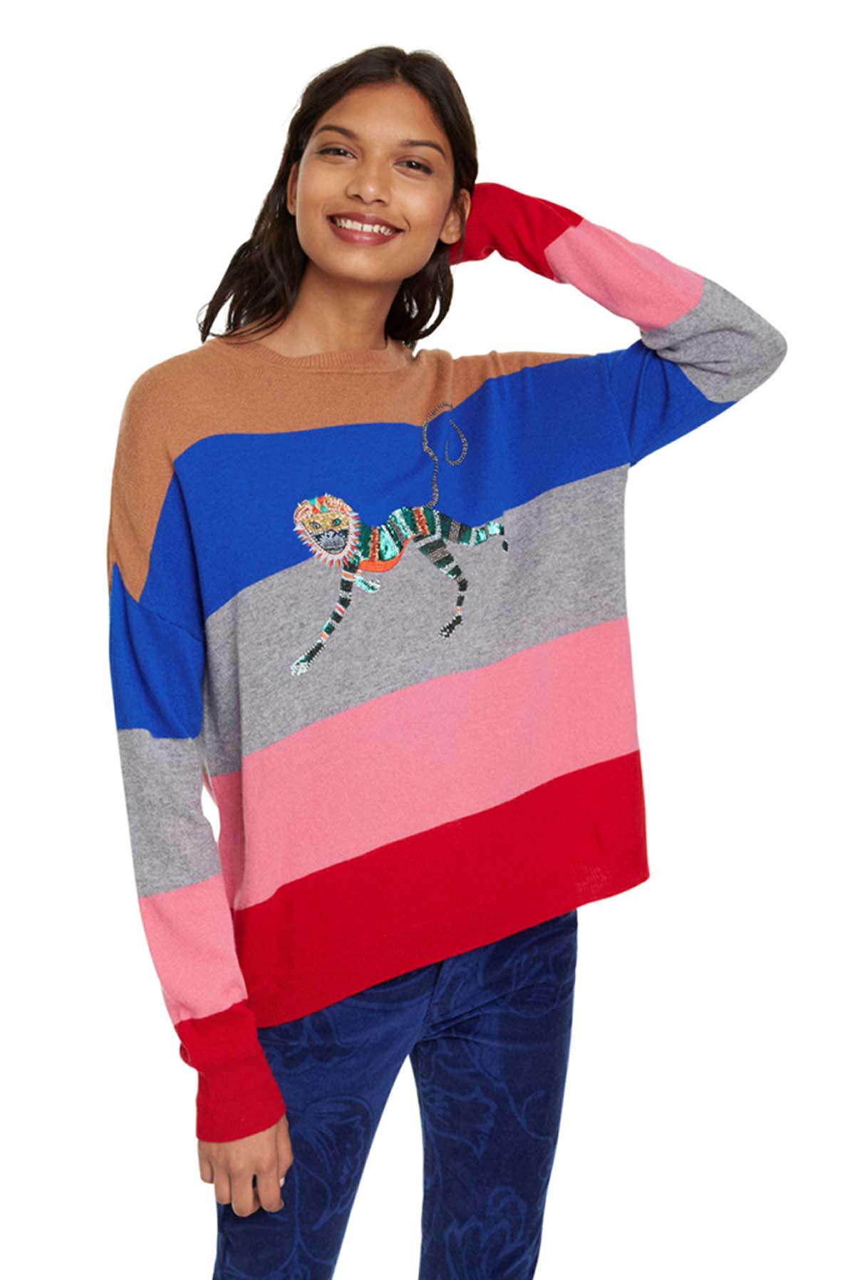 Foto 1 - Desigual jersey de mujer 19WWJF88/3087 diferentes colores