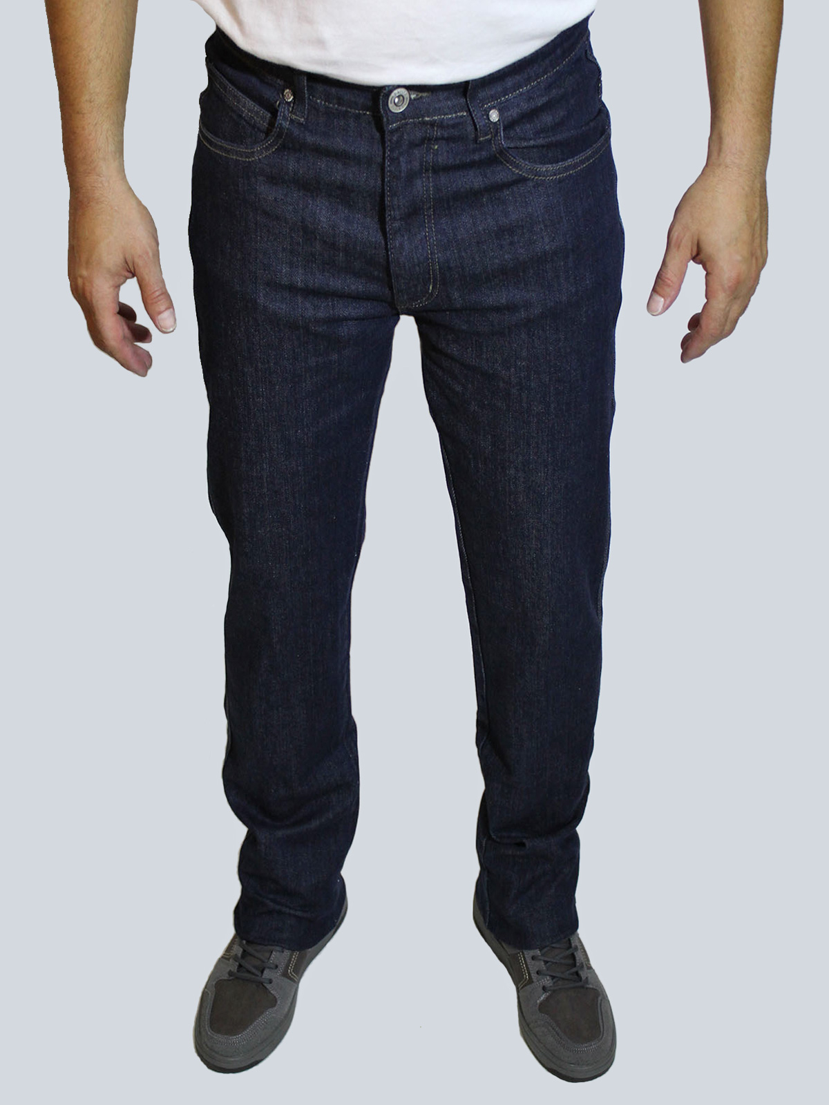 Takhiro pantalones vaqueros de hombre básicos rectos 21120/72 azul oscuro