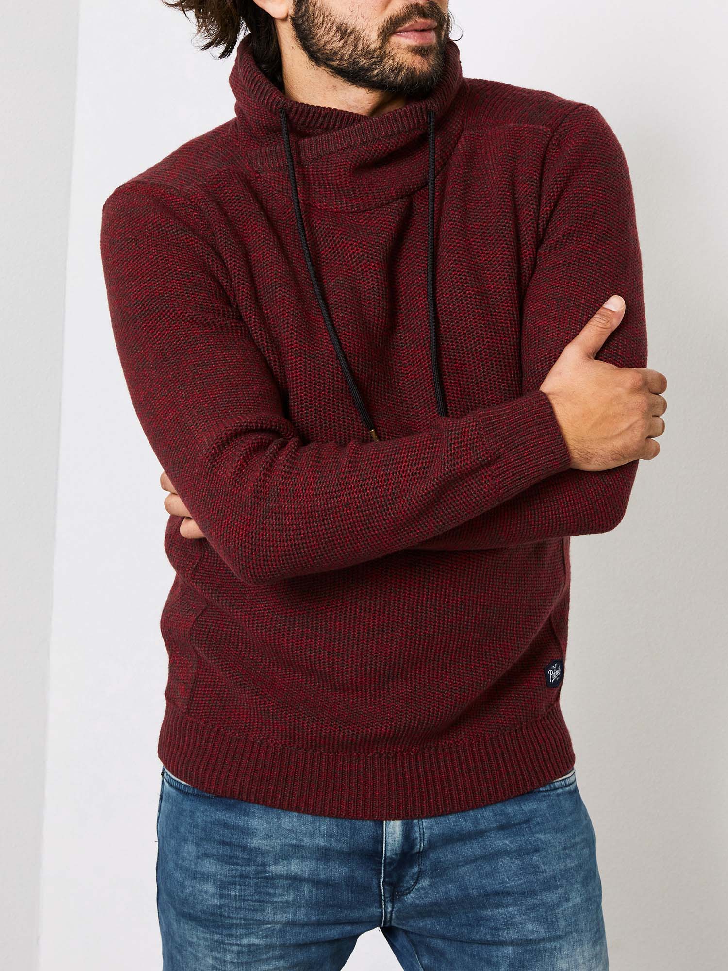 Petrol jersey KWC205/3088 color granate