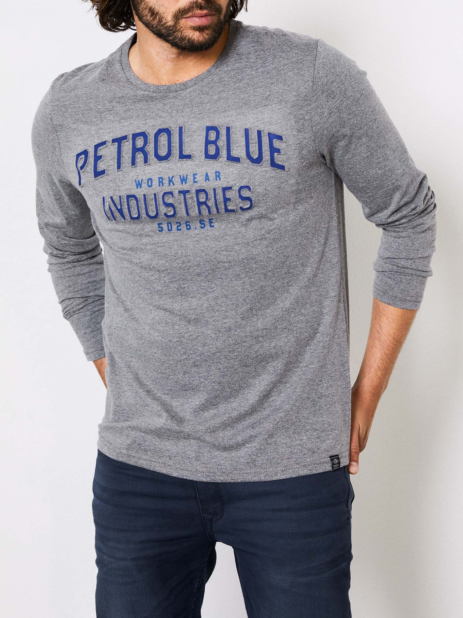 Petrol samarreta d'home TLR640/9038 gris clar