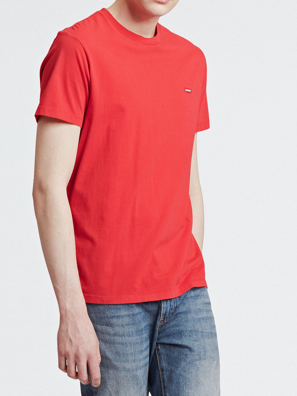Levi's camiseta manga corta 56605.00.25 color rojo