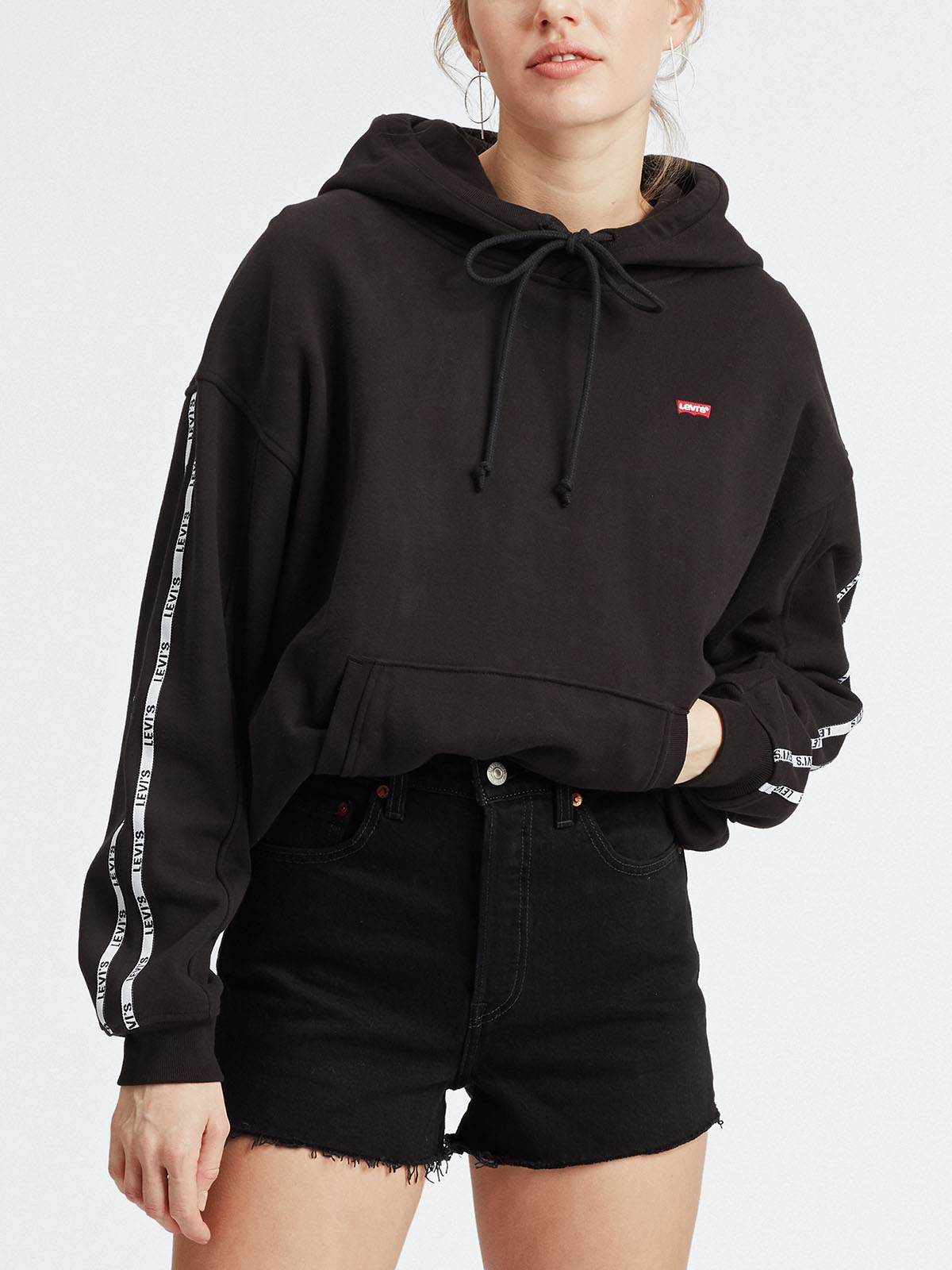 Levi's dessuadora amb caputxa 74318.00.25 color negre