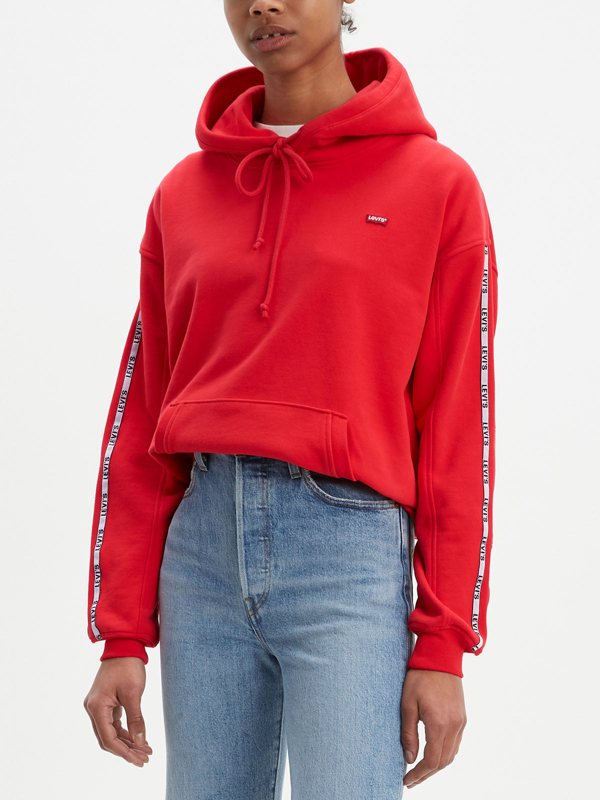 Levi's dessuadora amb caputxa 74318.00.24 color vermell