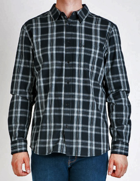Foto 1 - Wrangler camisa d'home W5A14M100 quadres negre/gris