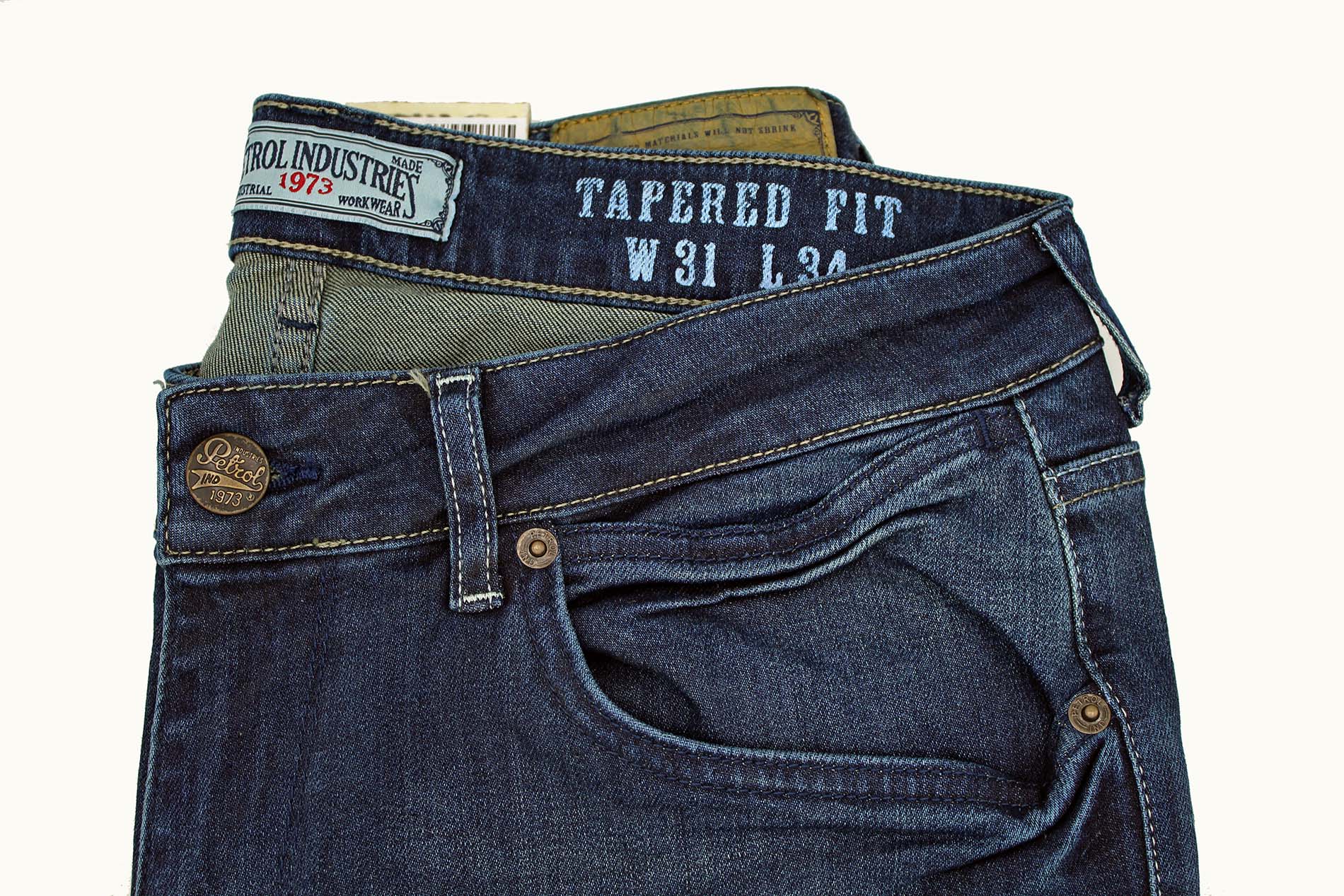 Petrol vaquero de hombre Tymore tapered (recto estrecho) TYMORE/5801 color tejano oscuro