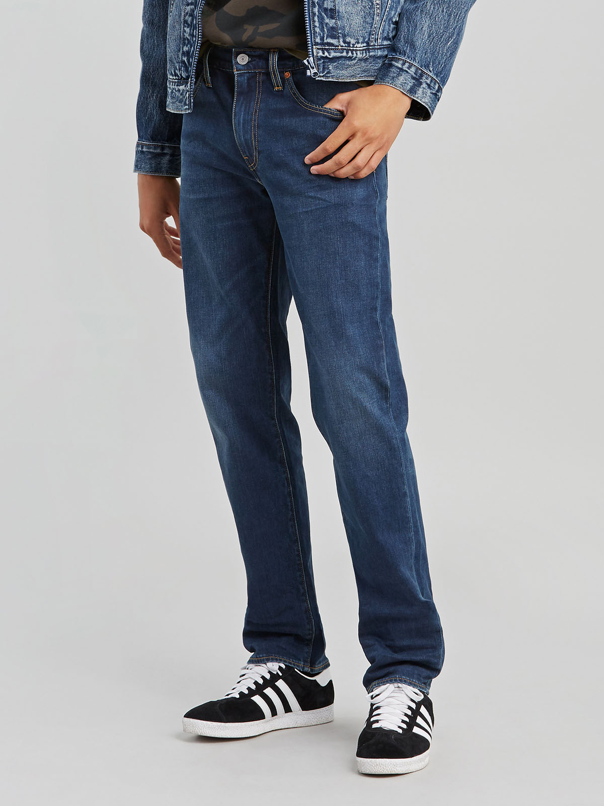 Levi's 511 slim recto estrecho con cremallera 04511.34.08 color tejano medio