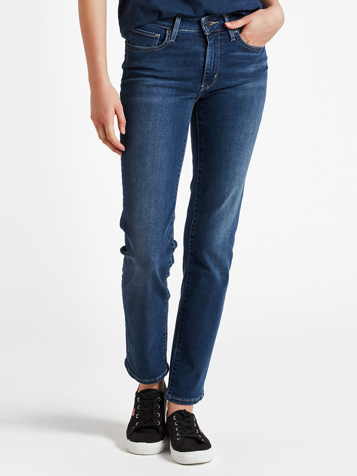 Foto 1 - Levi's 712 dona tiro mig recte estret 18884.01.48 color texà rentat a la pedra