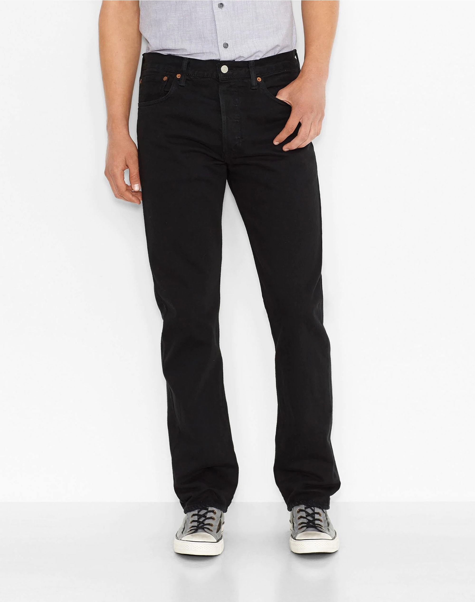 Levi's 501 regular pantalons texans d'home 00501-0165 negre