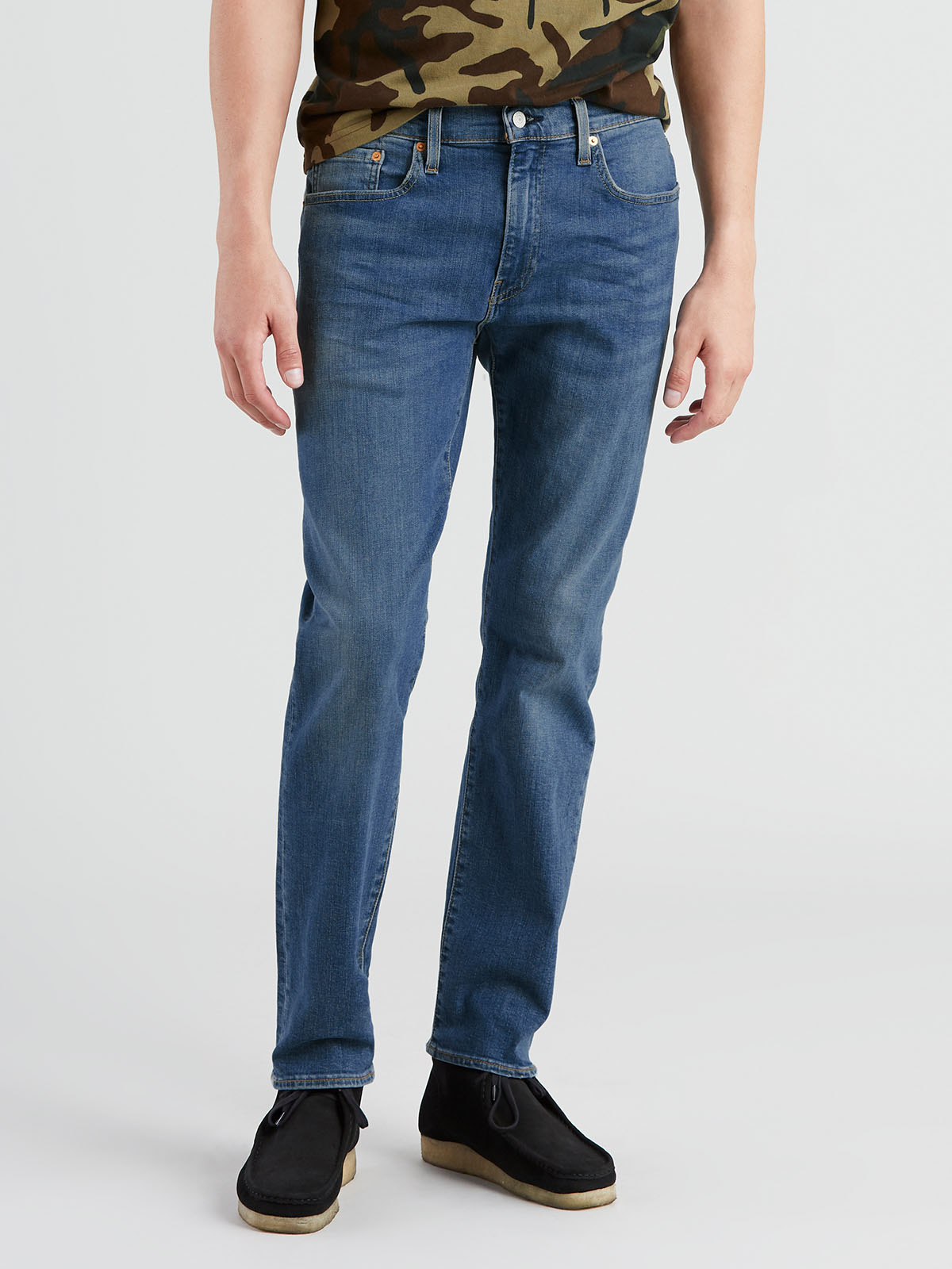 Foto 1 - Levi's 502 taper recte estret amb cremallera 29507.01.60 color texà rentat a la pedra