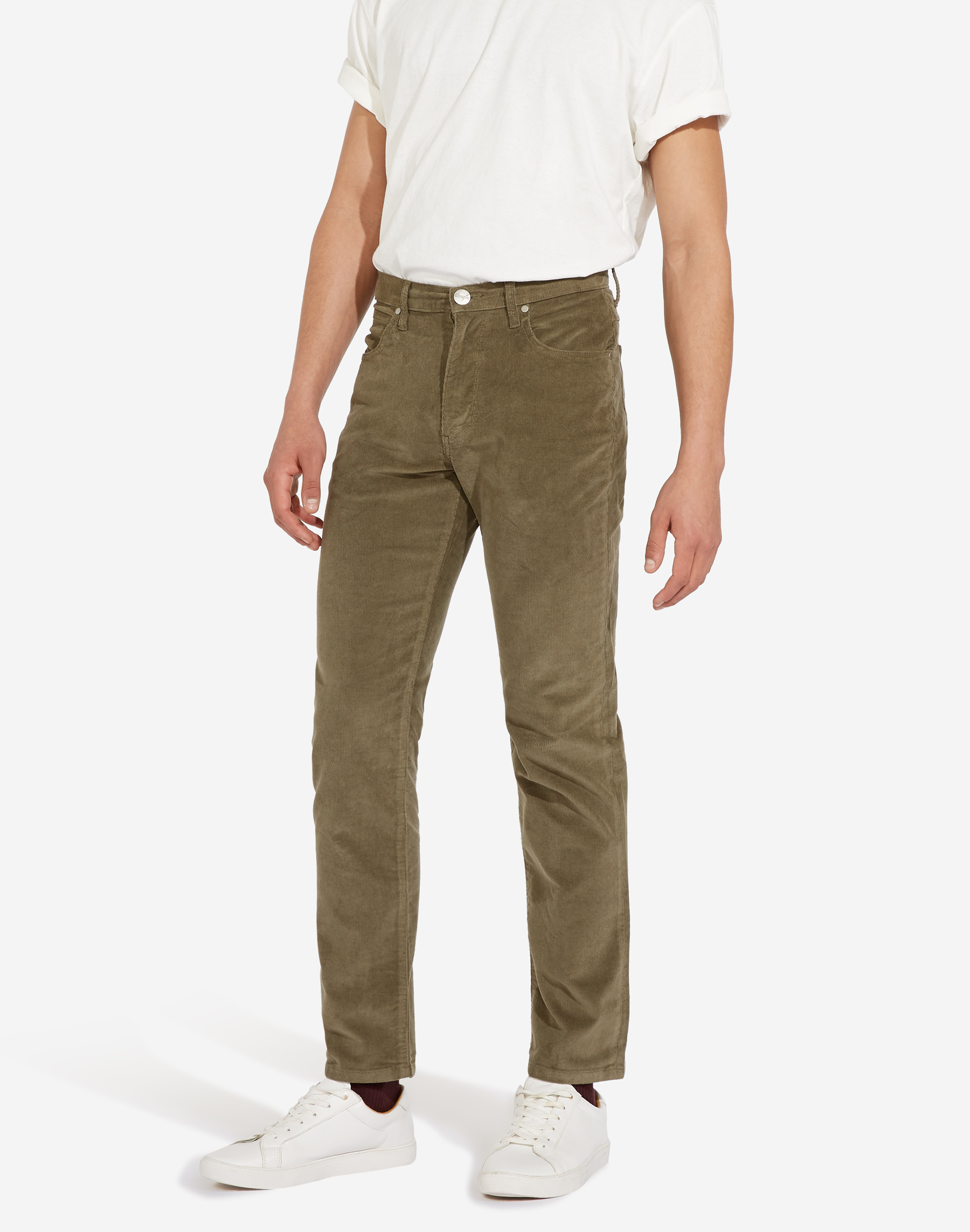 Wrangler Arizona regular pantalons texans de pana d'home W12OEC275 caqui