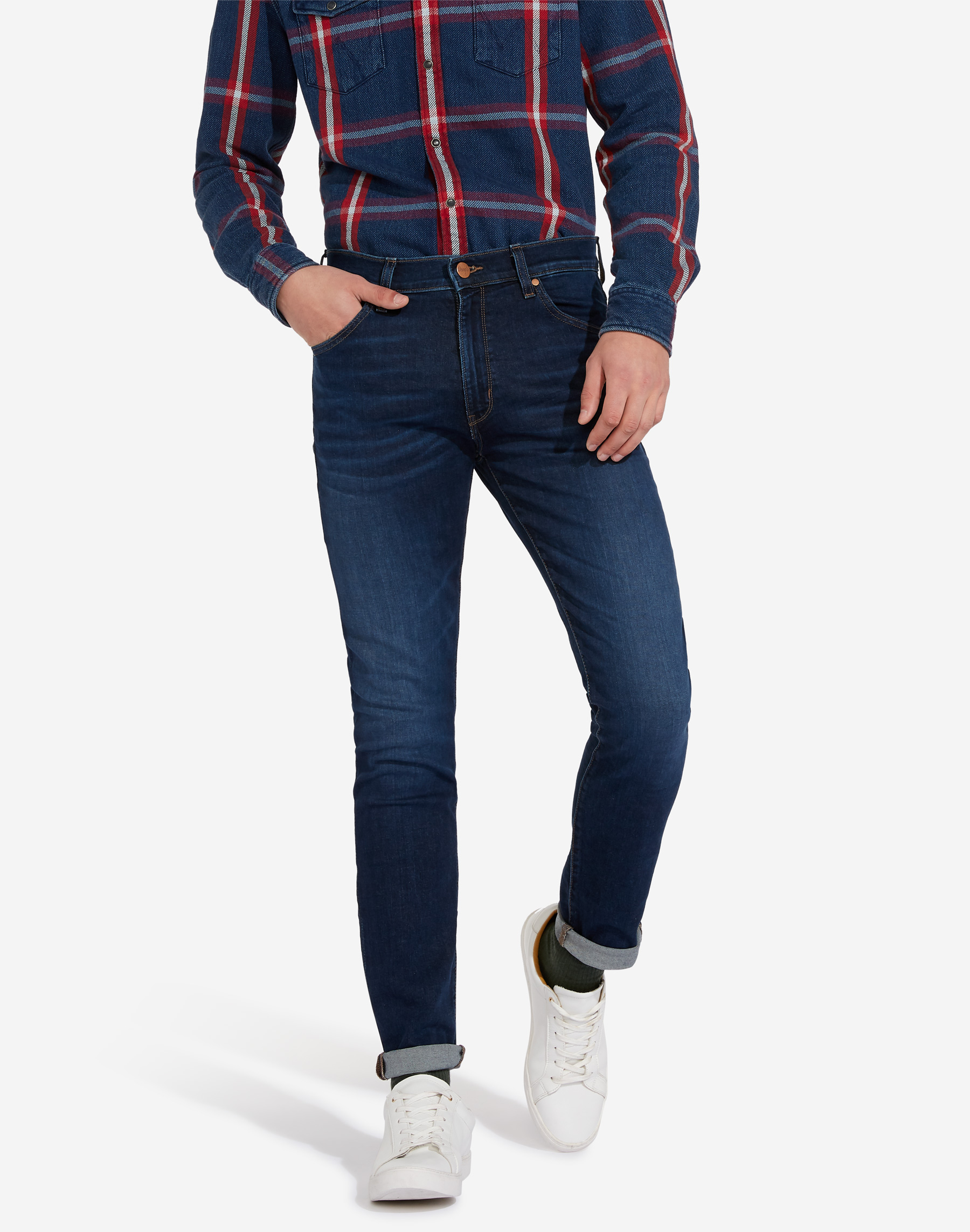 Foto 1 - Wrangler Larston slim tapered (recte ajustat) W18STD50Q color texà mig