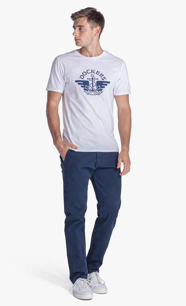 Dockers camiseta de hombre de m/c 32931.00.82 color blanco