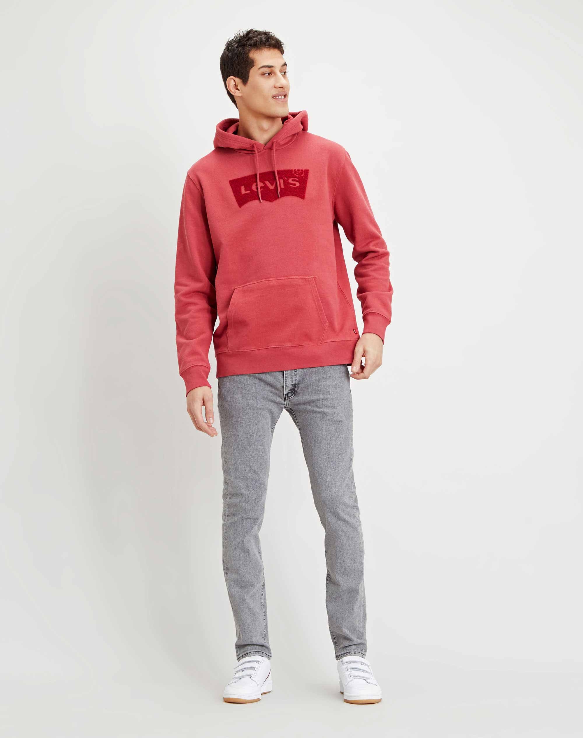 Levi's dessuadora d'home 19491.01.07 color vermell amb caputxa