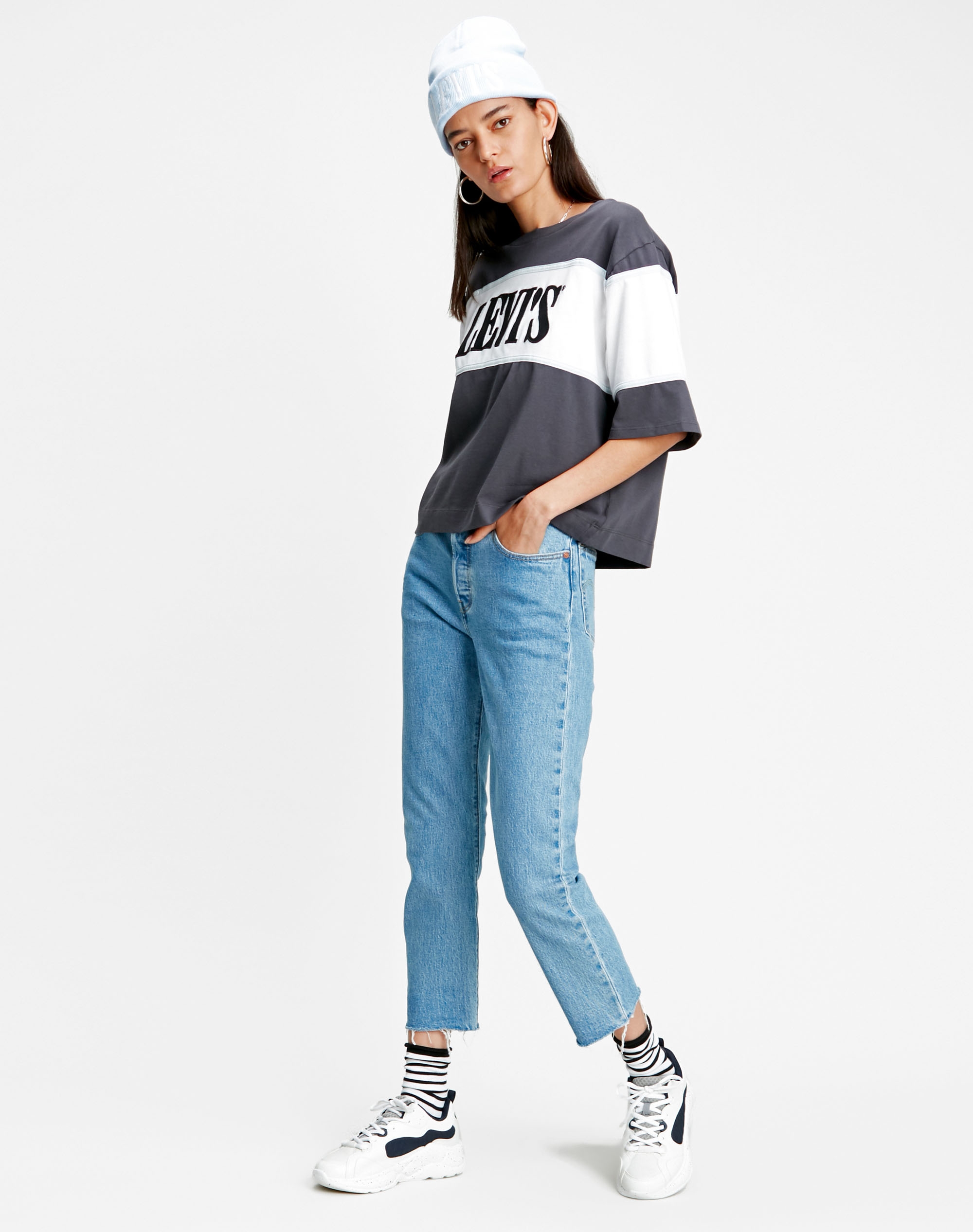 Levi's samarreta m/c de dona 85498.00.01 color gris