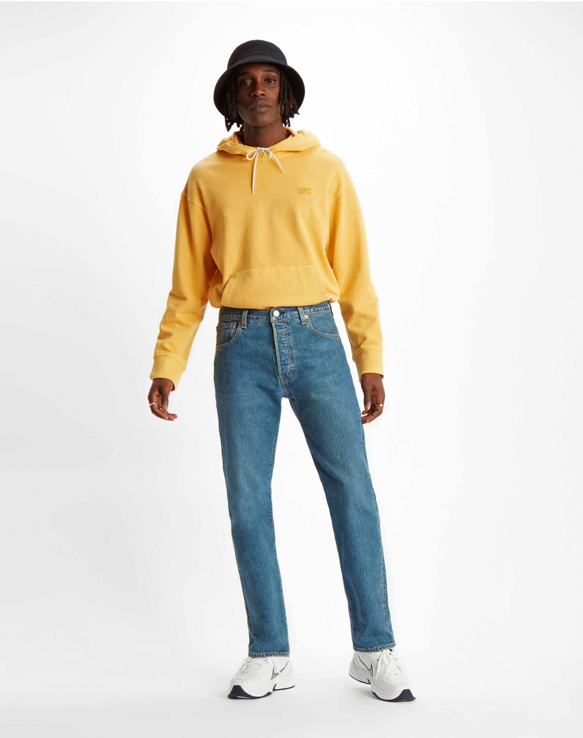 Levi's dessuadora d'home amb caputxa 85534.00.02 de color groc