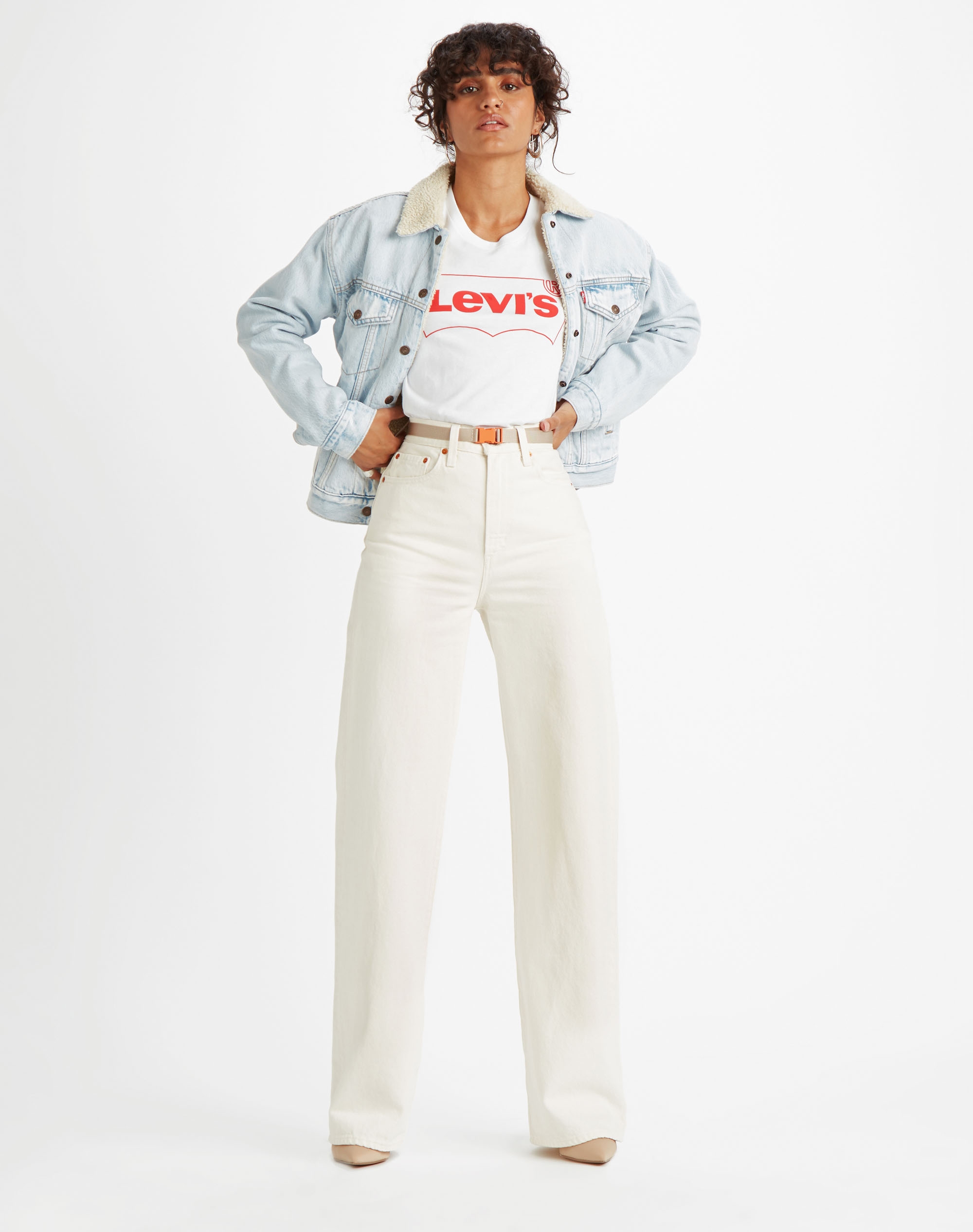 Levi's samarreta m/c de dona 17369.07.71 color blanc