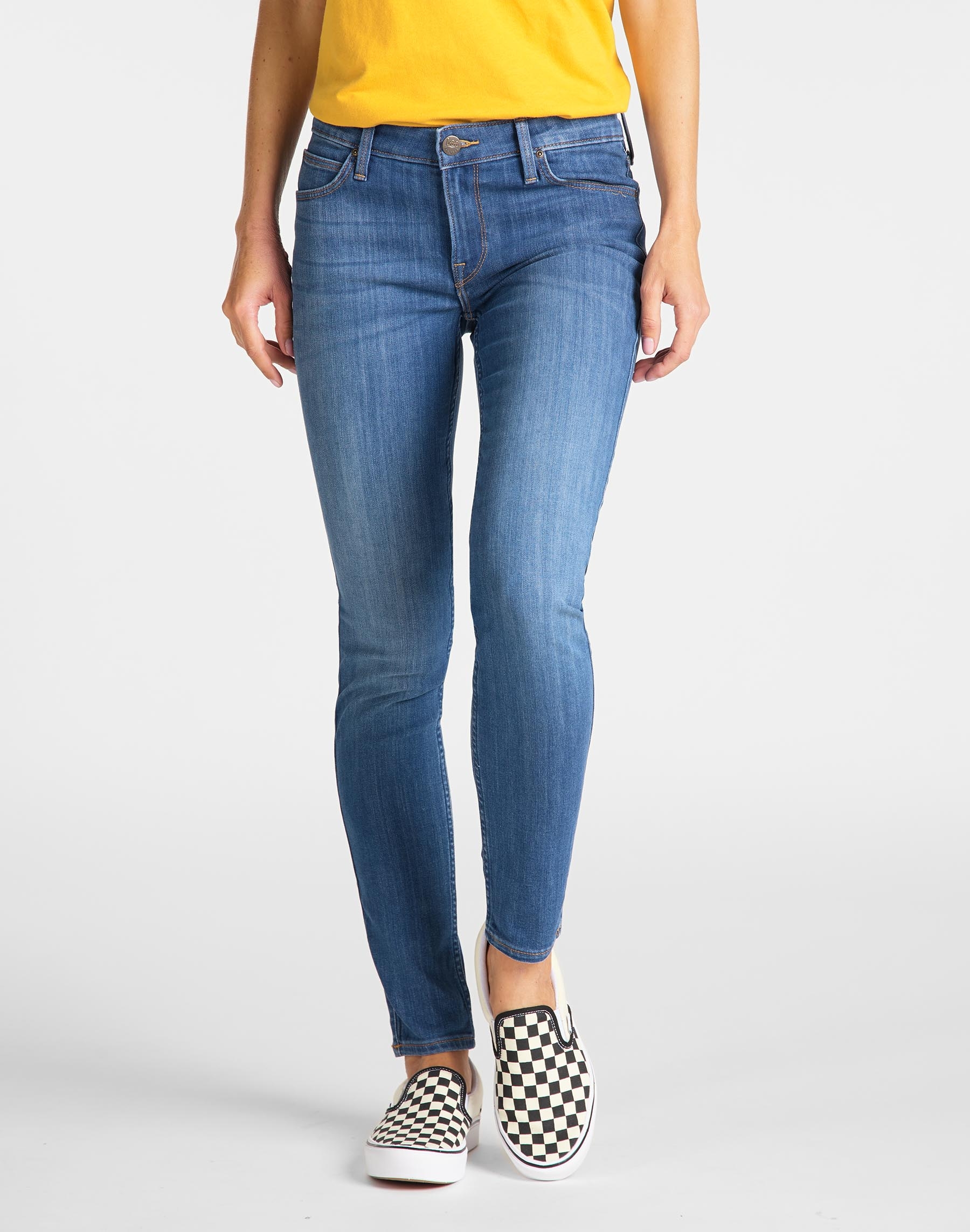 Foto 1 - Lee Scarlett skinny pantalones vaqueros de mujer L526PFYO de tejano lavado a la piedra