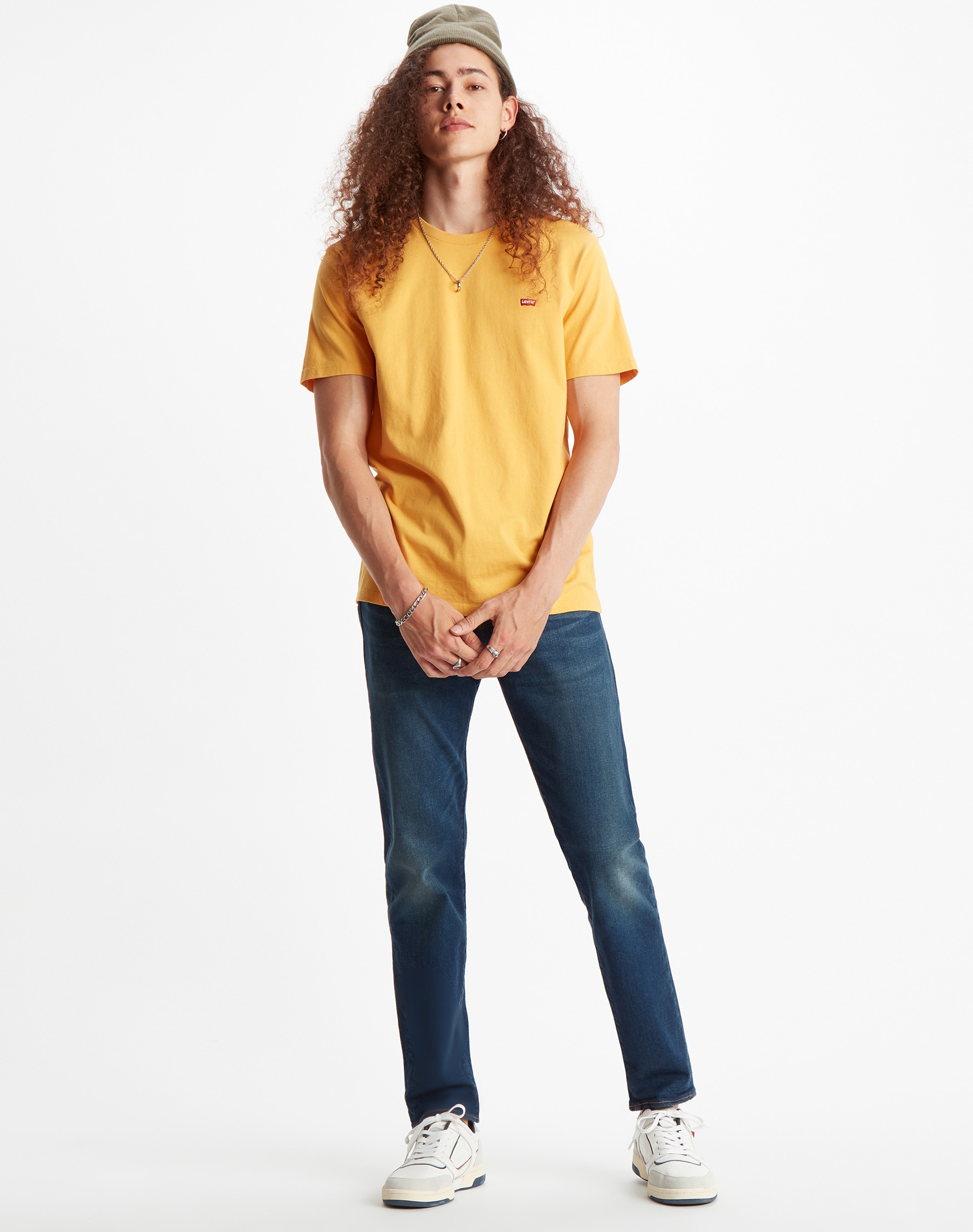 Levi's camiseta de hombre de m/c 17164.00.03 de color amarillo