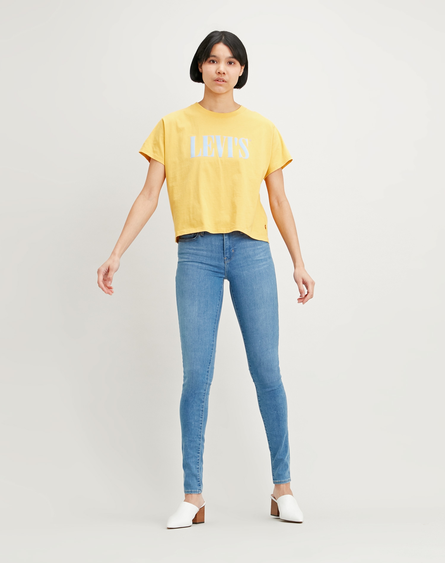 Levi's samarreta de dona m/c 69973-0086 de color groc