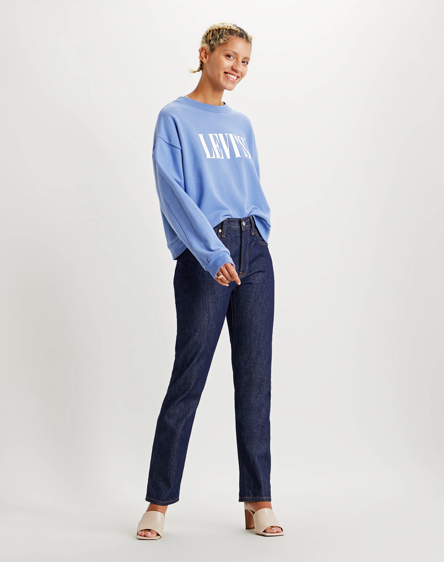 Levi's dessuadora de dona 85283-0026 de color blau