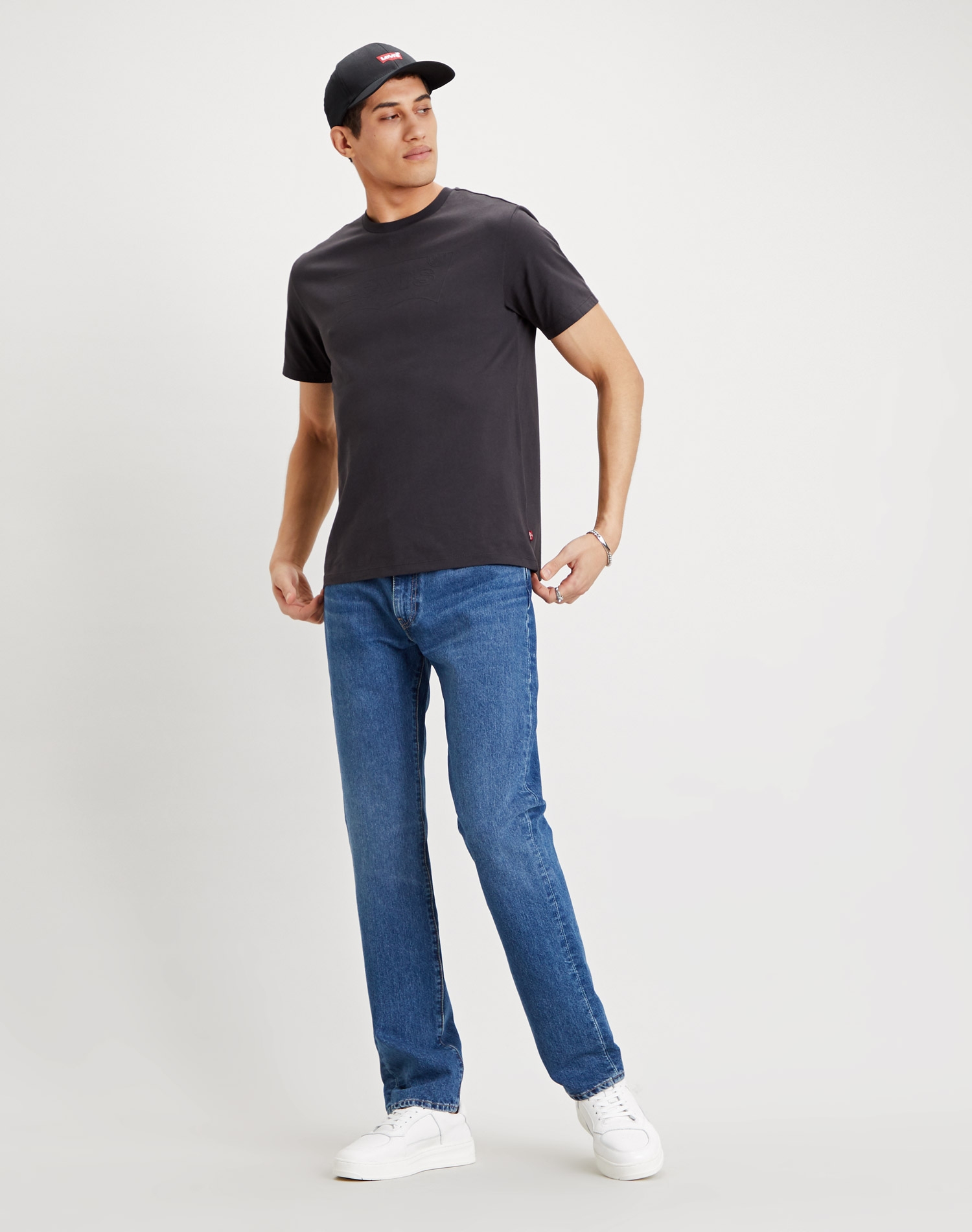 Levi's camiseta de hombre de m/c 22489-0283 de color negro
