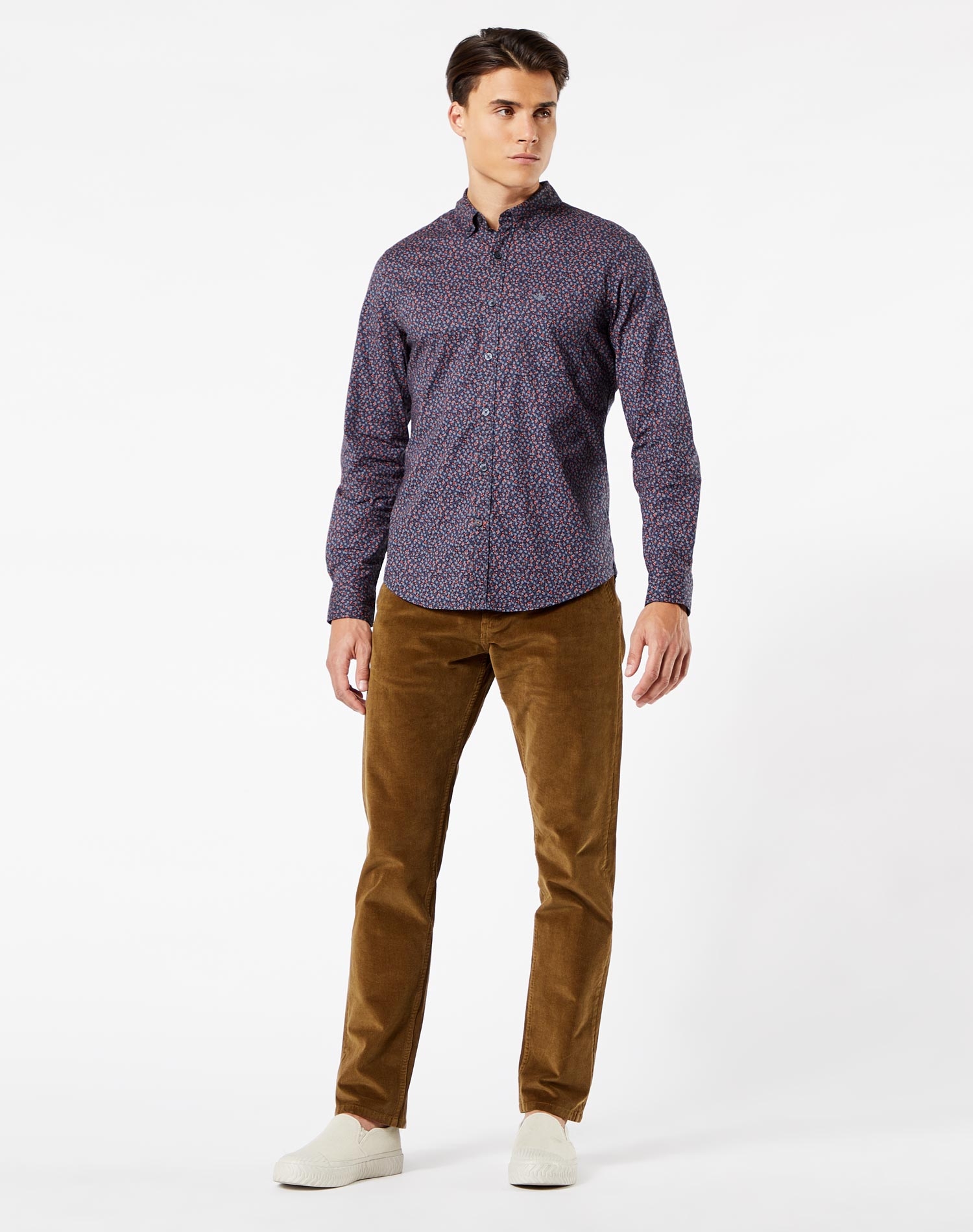Dockers camisa de hombre m/l 69684-0136 estampado de colores