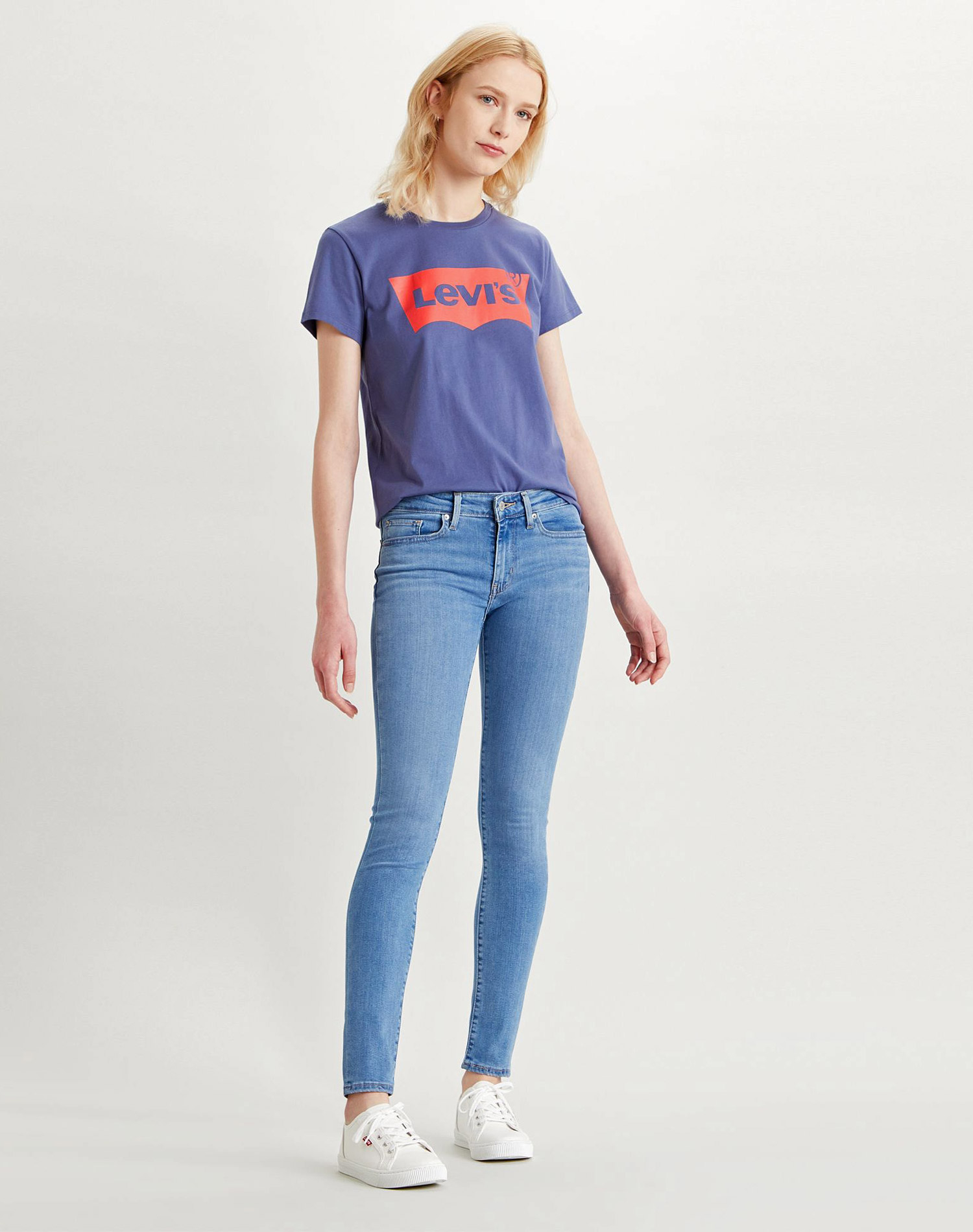 Foto 1 - Levi's 711 skinny pantalons texans de dona 18881-0534 rentat a la pedra clar