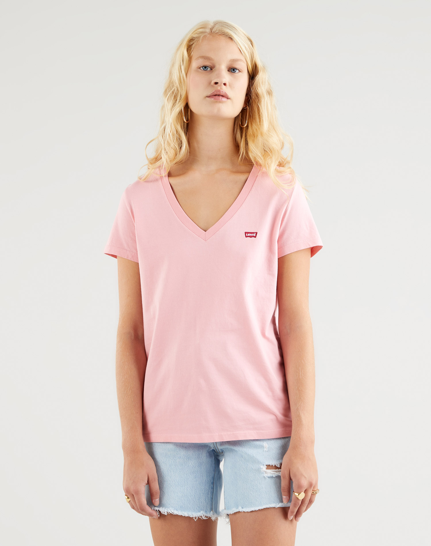 Foto 1 - Levi's samarreta de dona de màniga curta 85341-0024 rosa