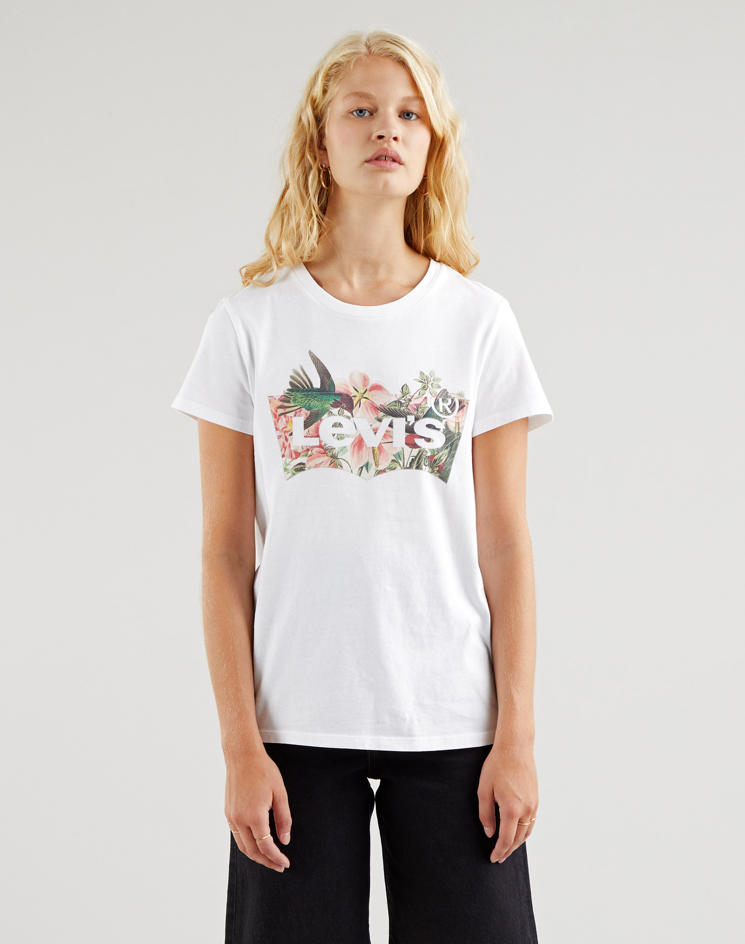 Levi's samarreta de dona de màniga curta 17369-1265 blanca