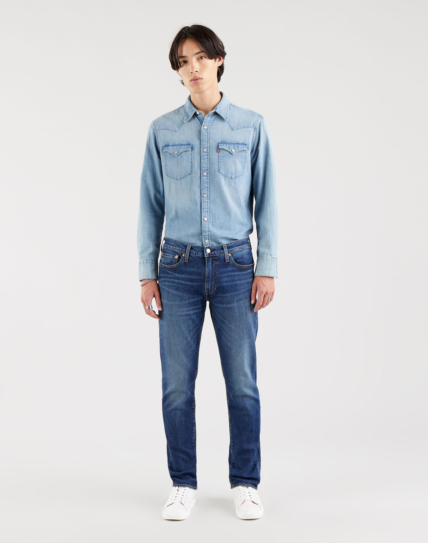 Foto 1 - Levi's 511 slim pantalons texans d'home 04511-4971 rentat a la pedra fosc