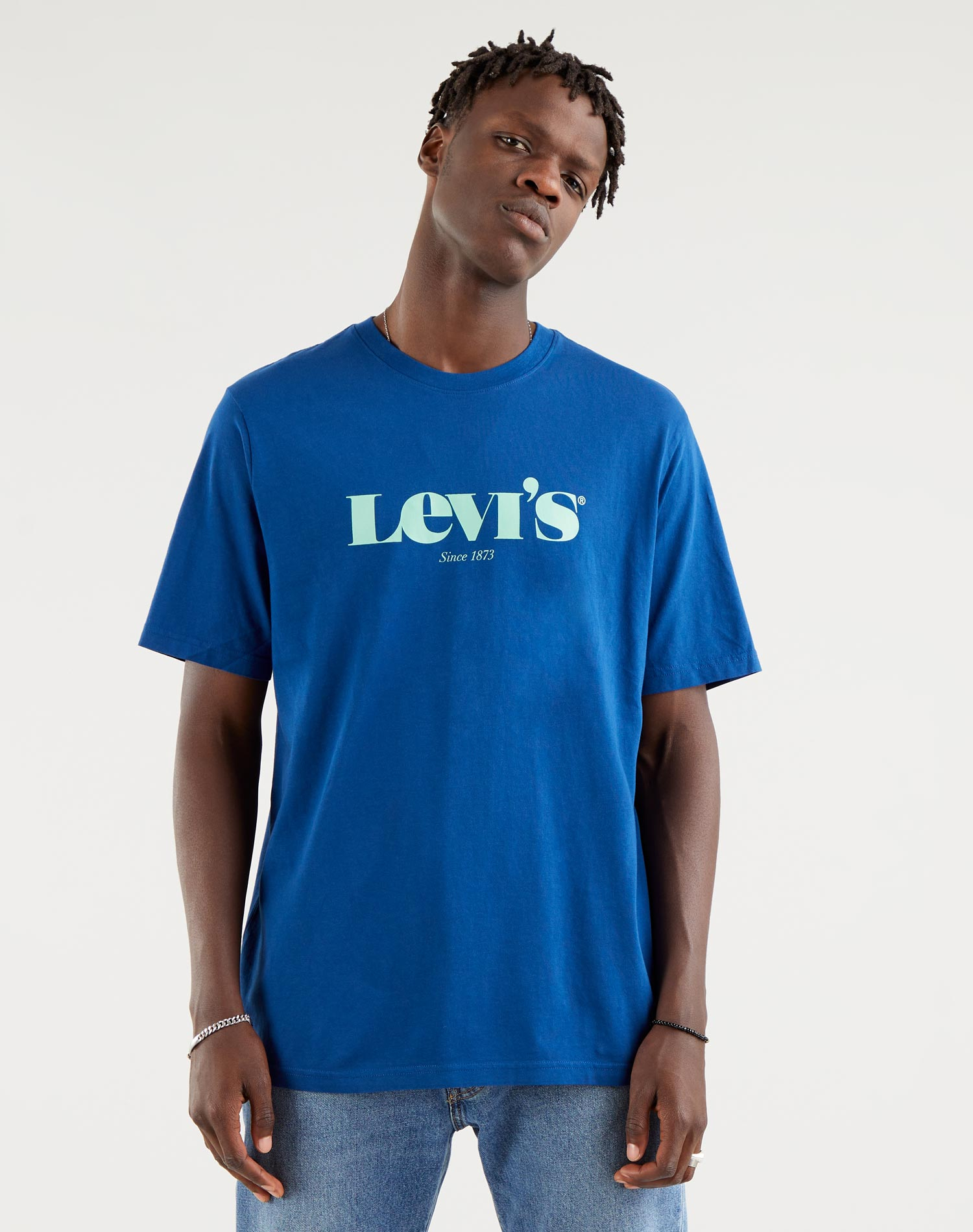 Foto 1 - Levi's samarreta d'home de m/c 16143-0127 blava