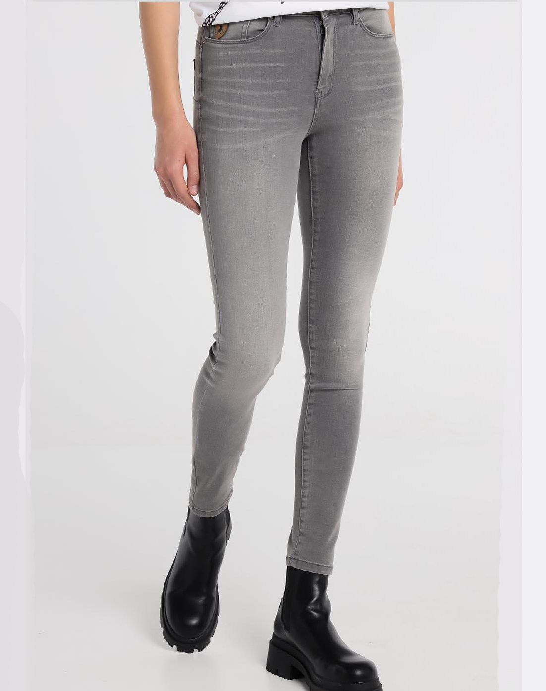 Lois pantalons texans de dona Pushy 20111/980 gris