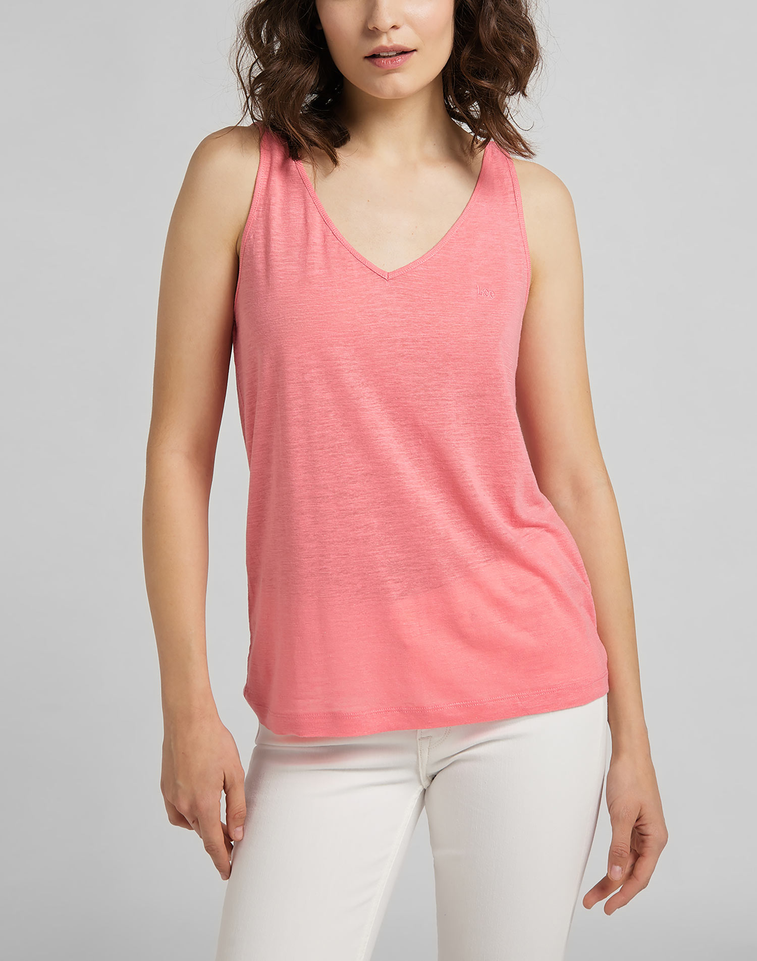 Lee samarreta de dona de tires L44UENQJ rosa