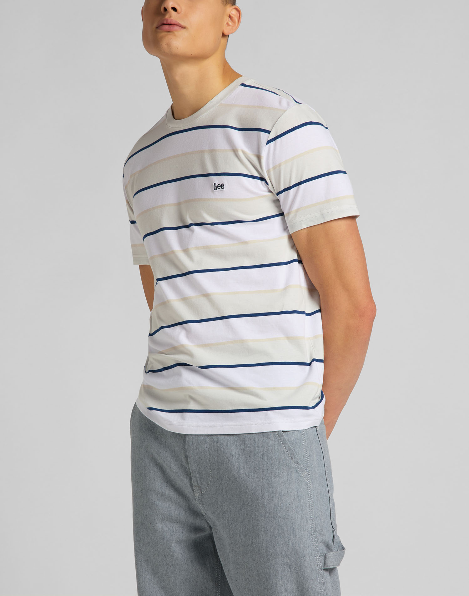 Lee camiseta de hombre de m/c L60XLAQA de rayas