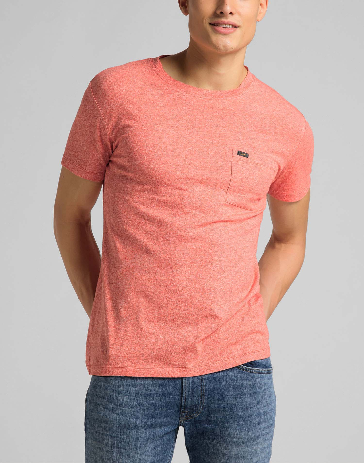 Lee camiseta de hombre de m/c L66JWTNV roja