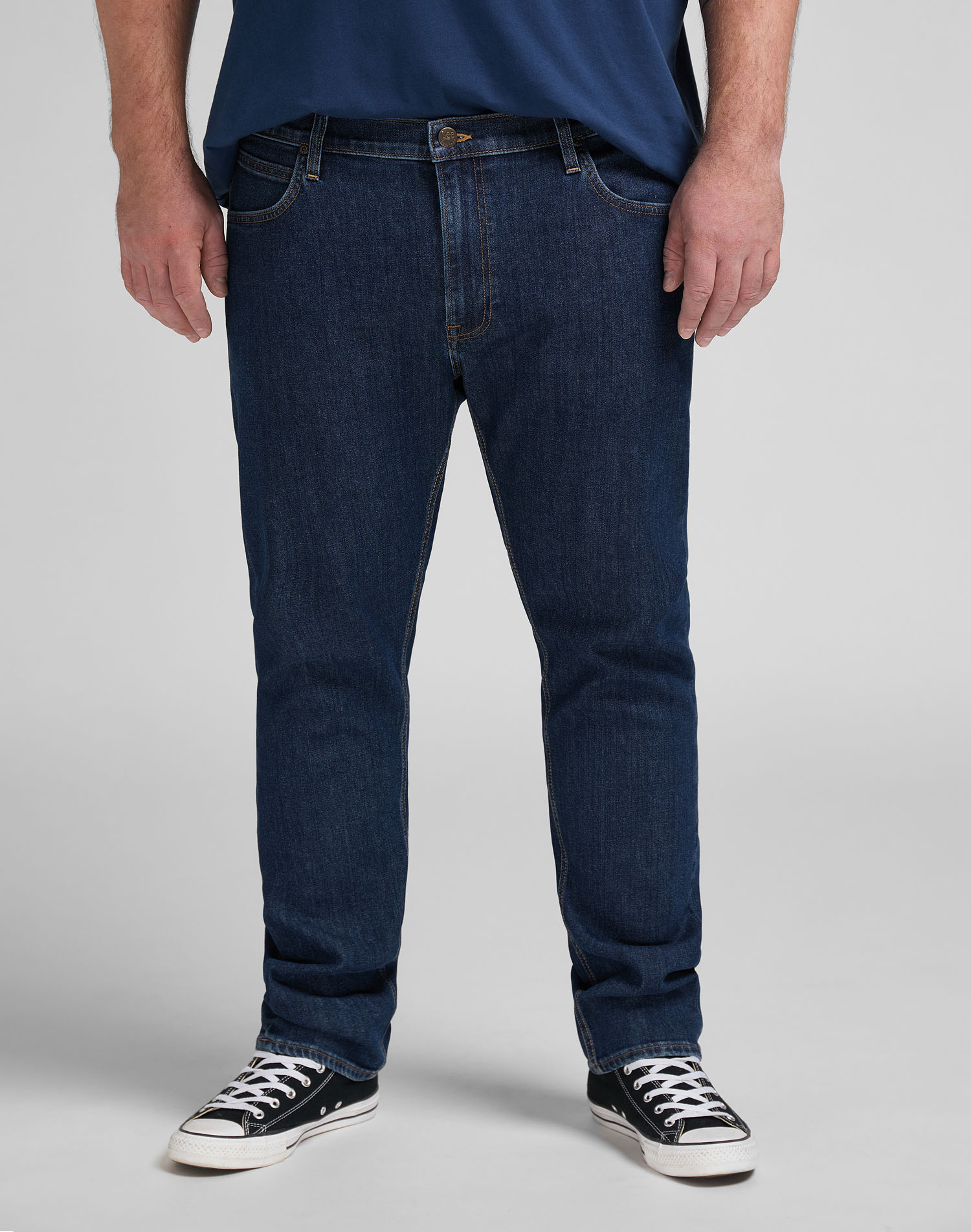 Lee Daren zip regular pantalons texans d'home L707MG46 blau fosc