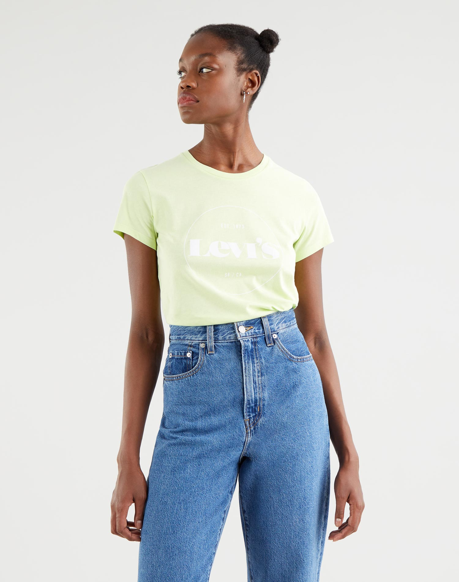 Levi's samarreta de dona de màniga curta 17369-1296 llima