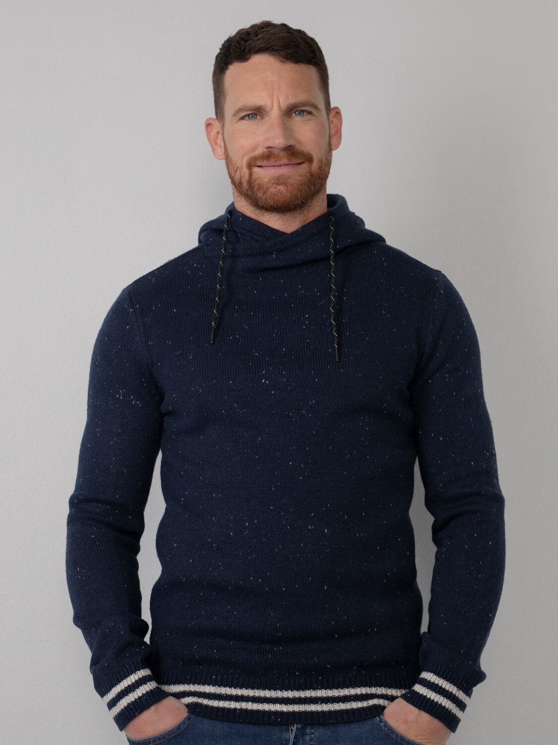 Petrol jersey de hombre KWH244/5147 azul marino