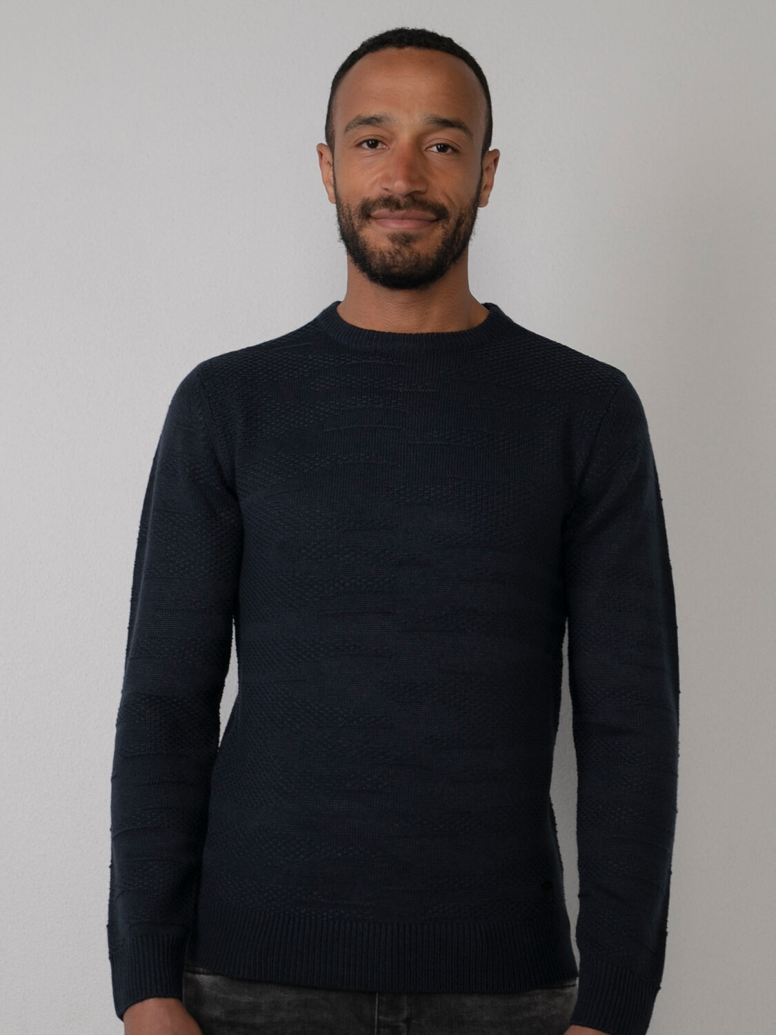 Petrol jersei d'home KWR274/5110 blau marí