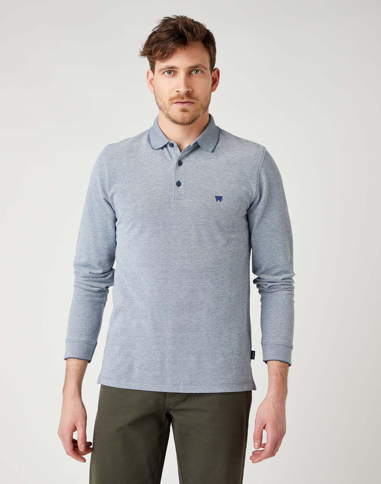 Foto 1 - Wrangler polo d'home de m/ll W7F9KHXTG blau
