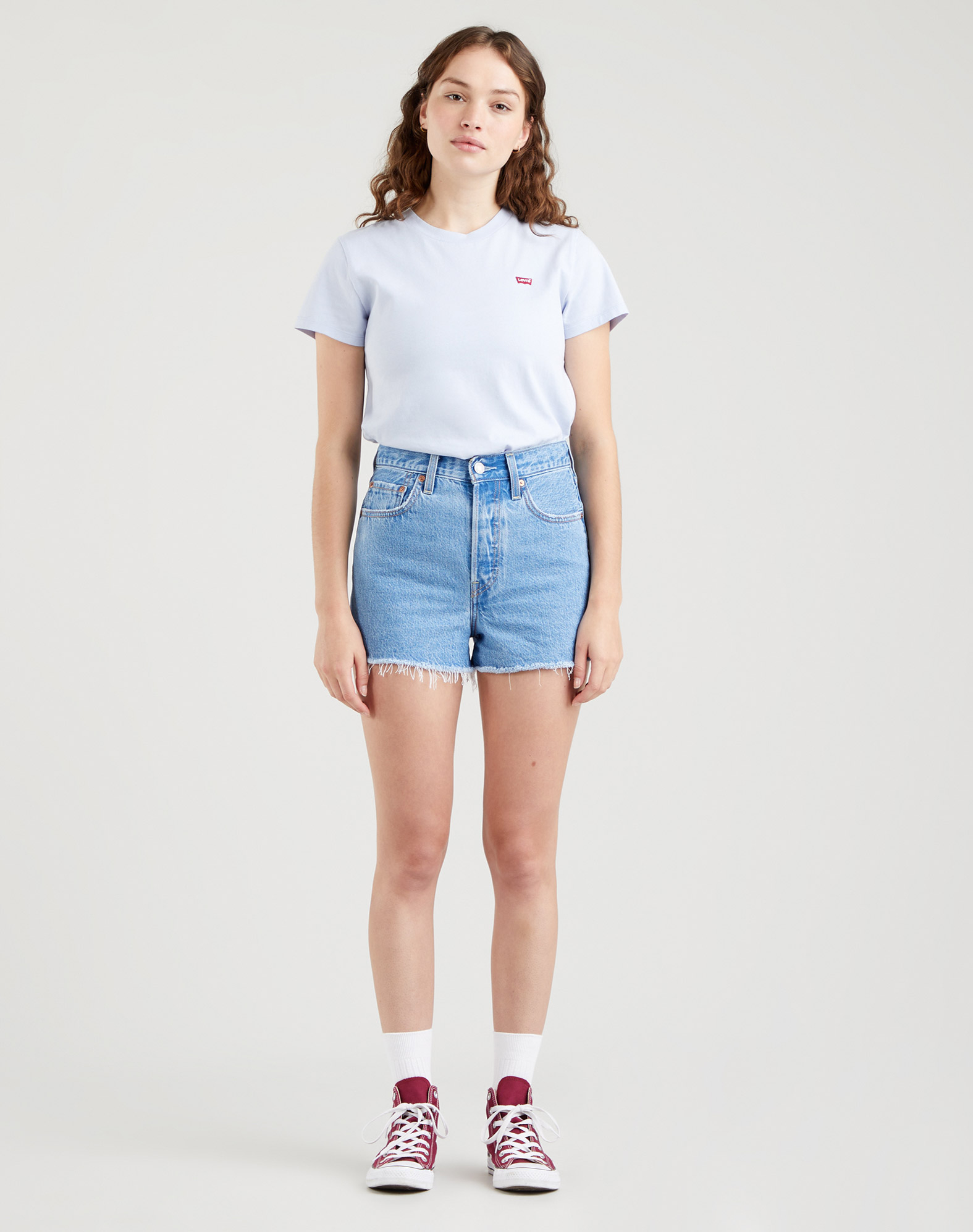 Levi's Ribcage short de dona 77879-0076 bleach