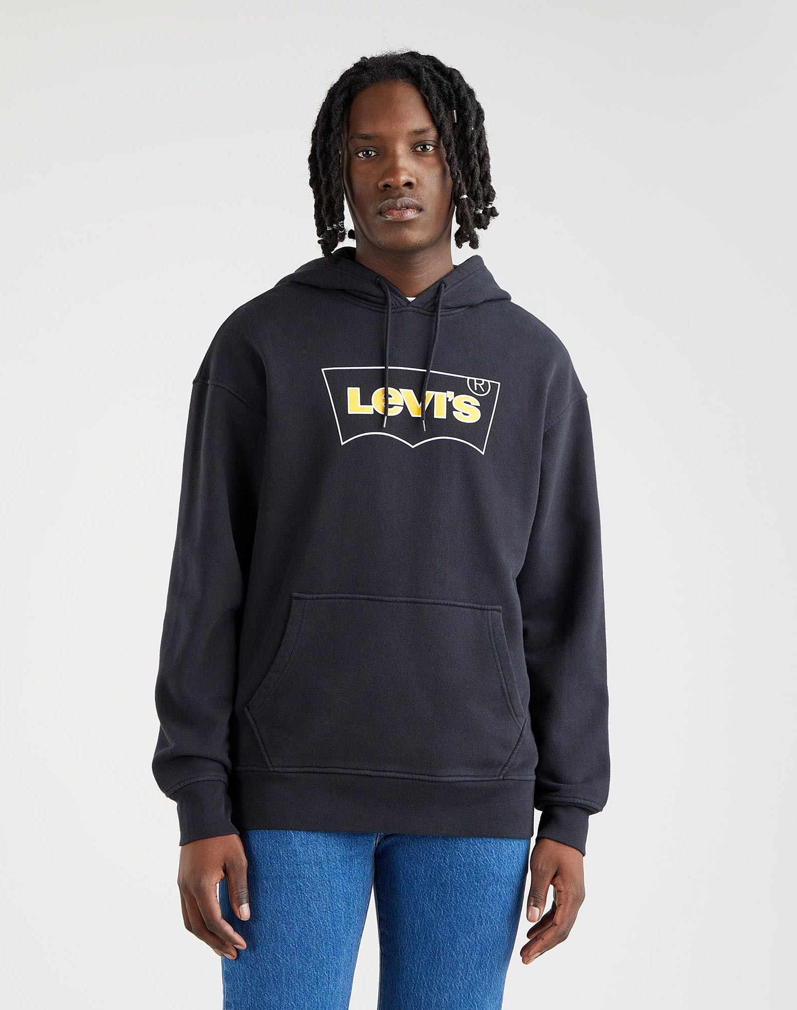 Levi's dessuadora d'home amb caputxa 38479-0100 negra