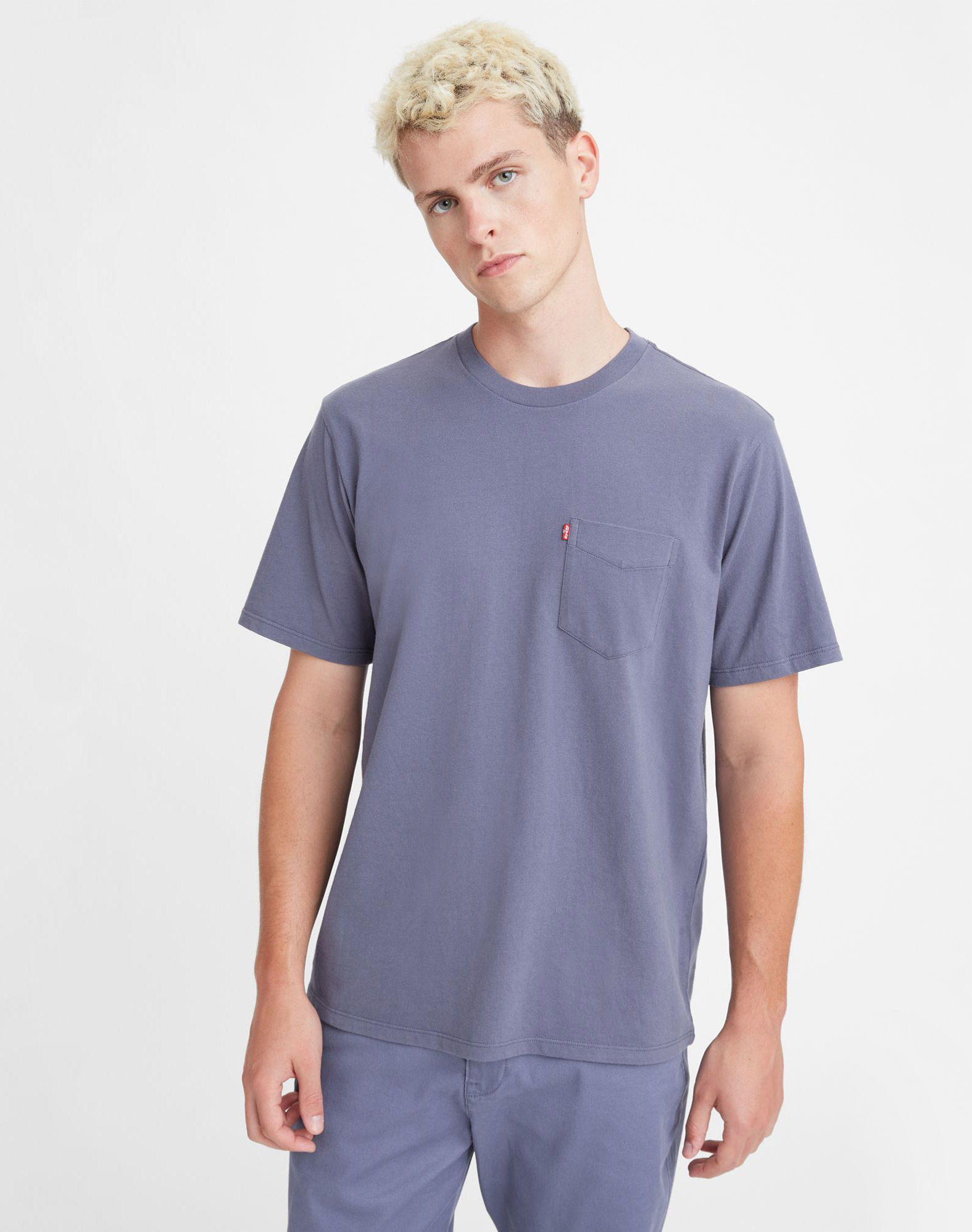 Foto 1 - Levi's camiseta de hombre de m/c 34310-0037 azul lila