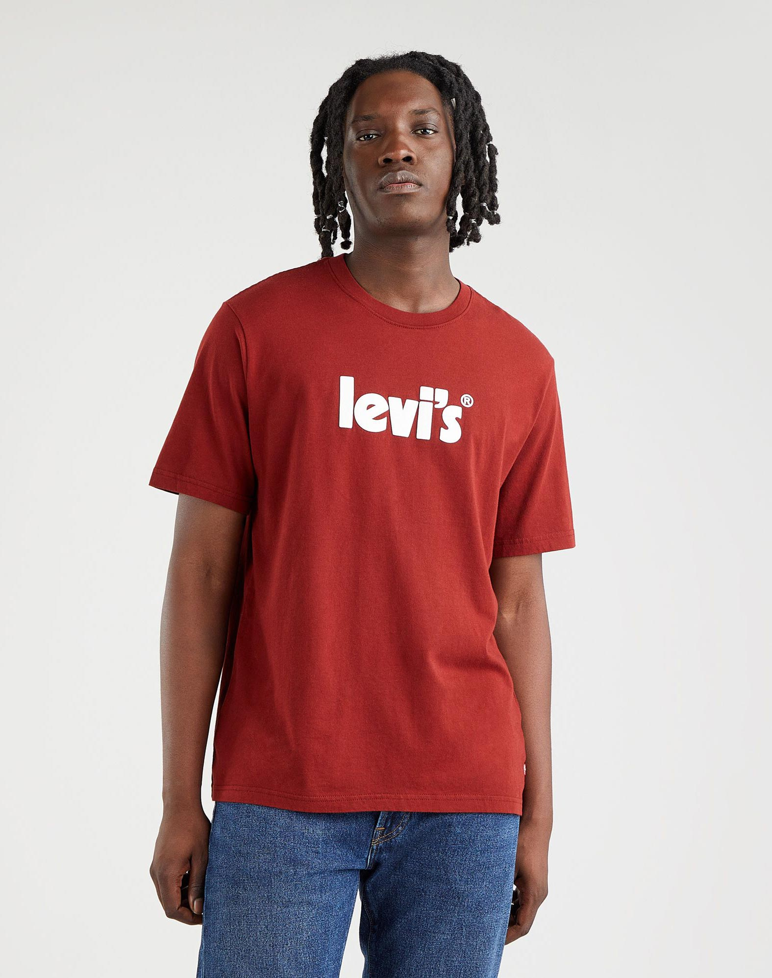 Levi's camiseta de hombre de m/c 16143-0394 roja