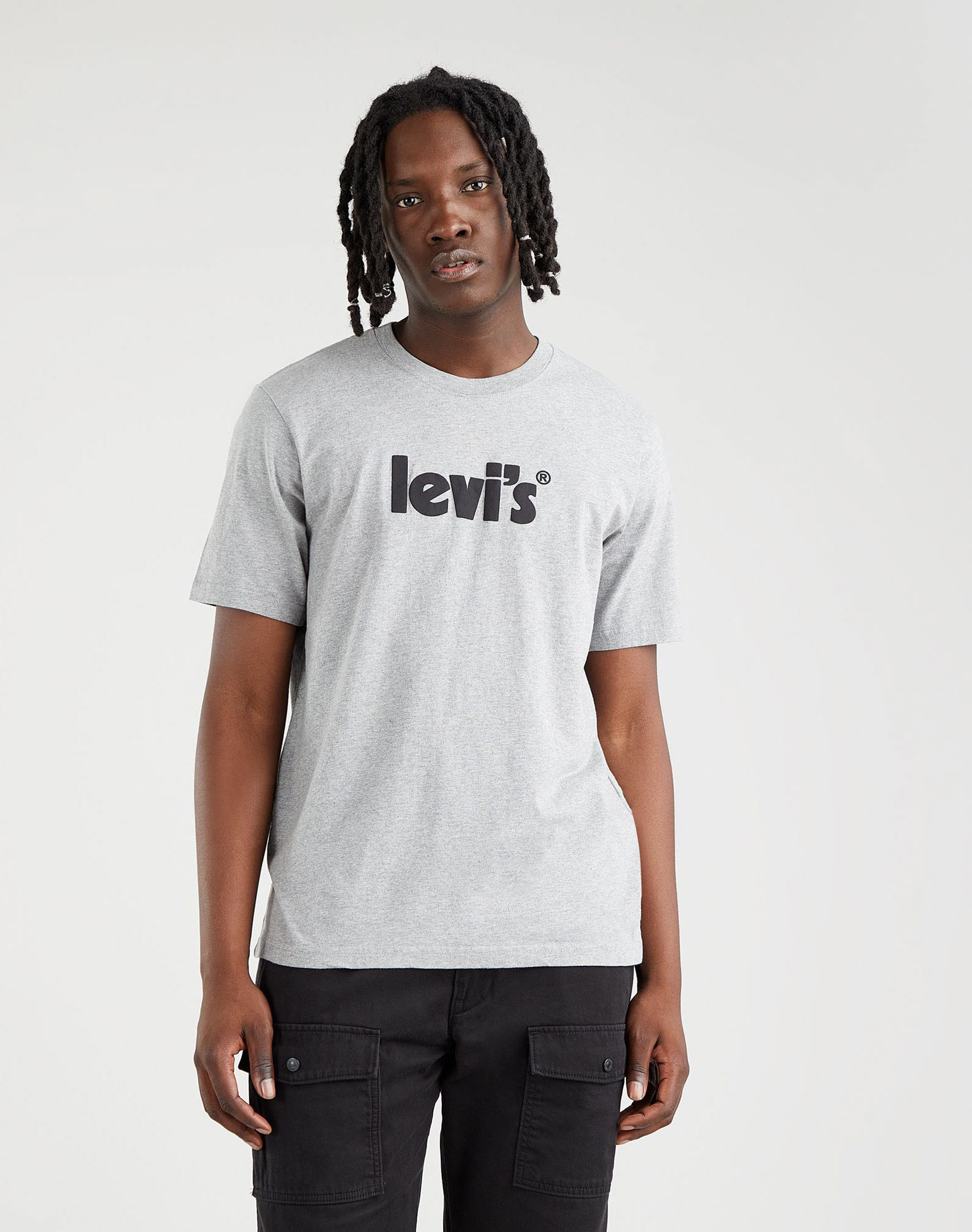 Levi's camiseta de hombre de m/c 16143-0392 gris