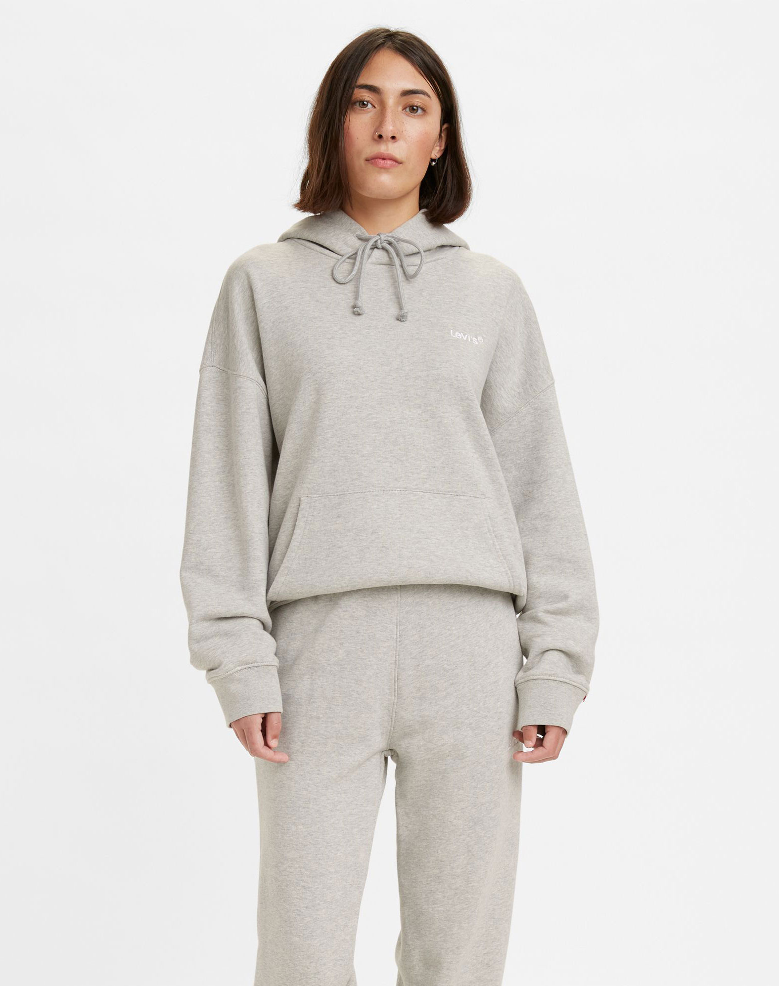 Levi's dessuadora unisex amb caputxa A0747-0007 gris