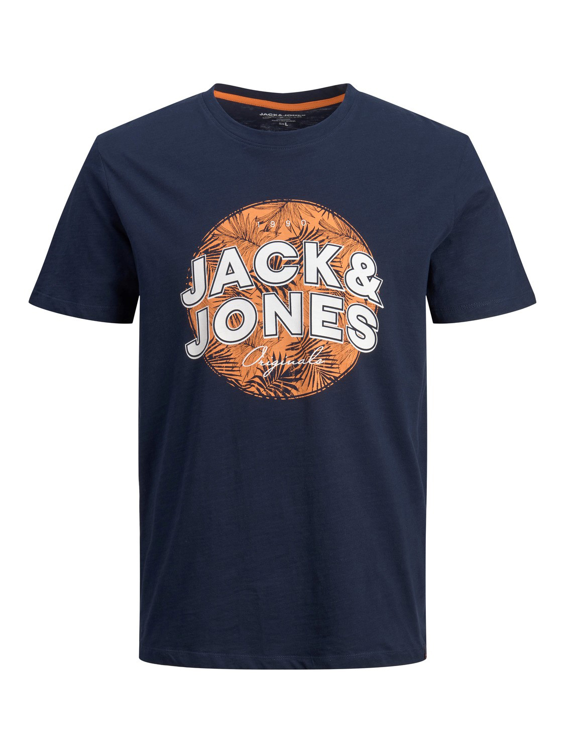 Jack & Jones samarreta d'home Bloomer de m/c 12205787 blau marí